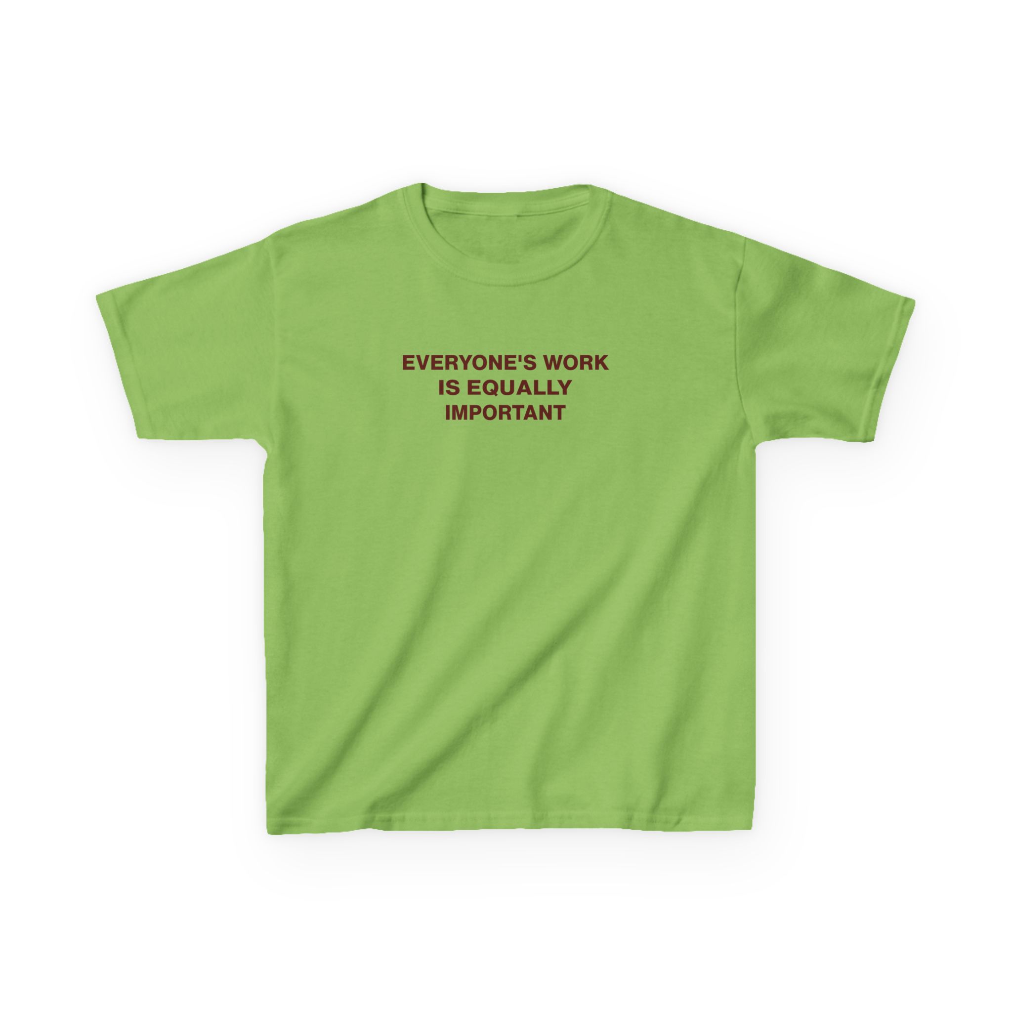 Jenny Holzer Everyone's Work is Equally Important Kids Heavy Cotton™ Tee - Image 7