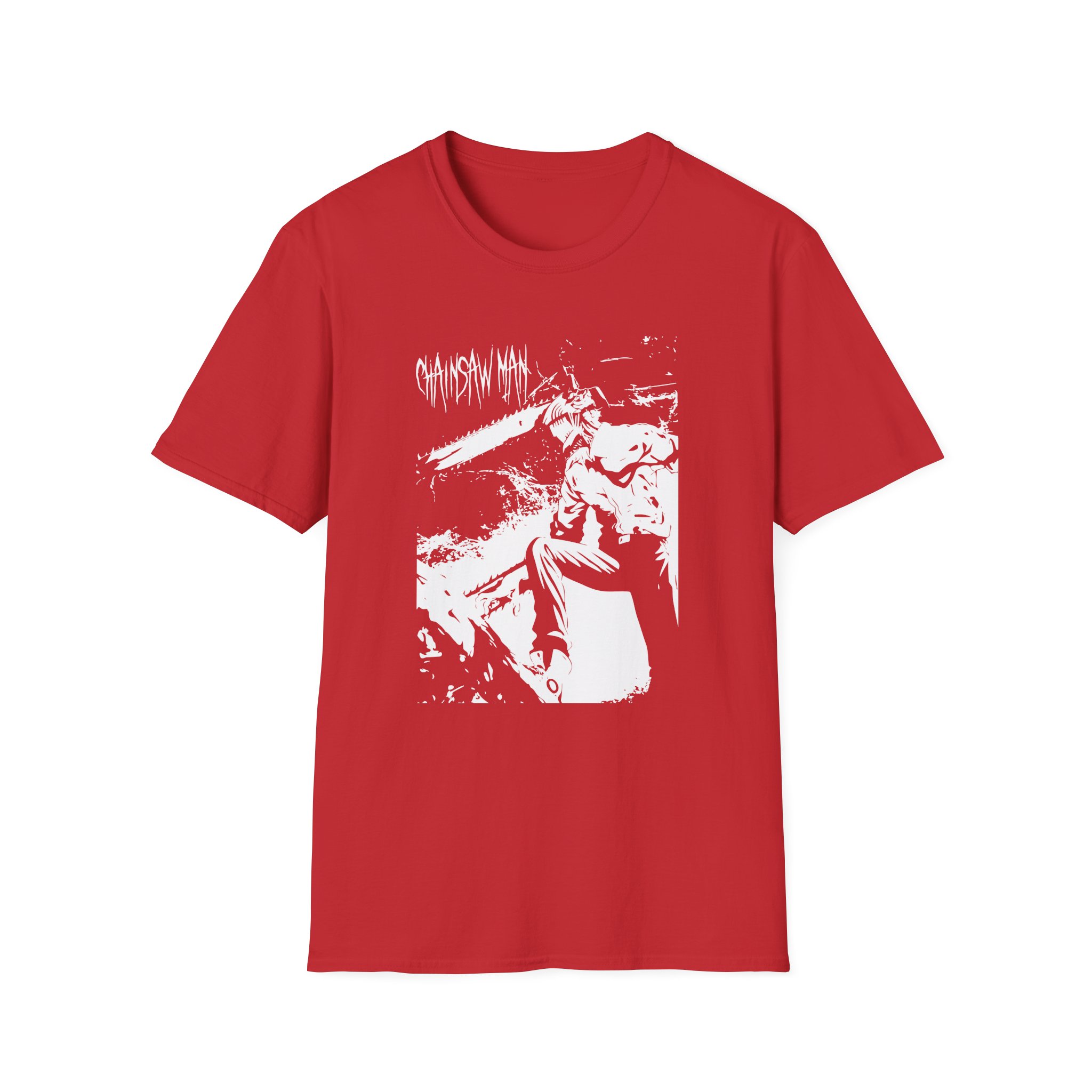 Chainsaw Man Jumbo Denji Unisex Softstyle T-Shirt - Image 21
