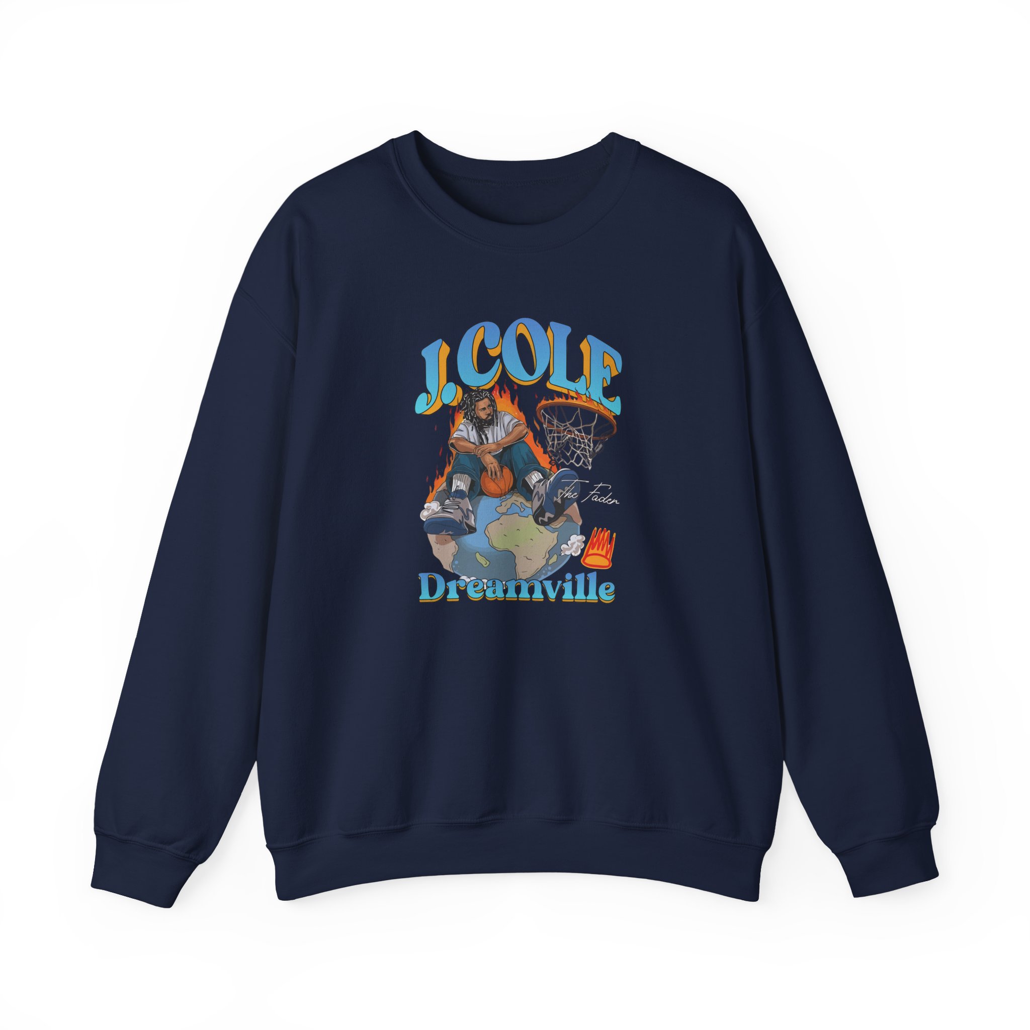 J Cole "Dreamville World" Unisex Heavy Blend™ Crewneck Sweatshirt - Image 15