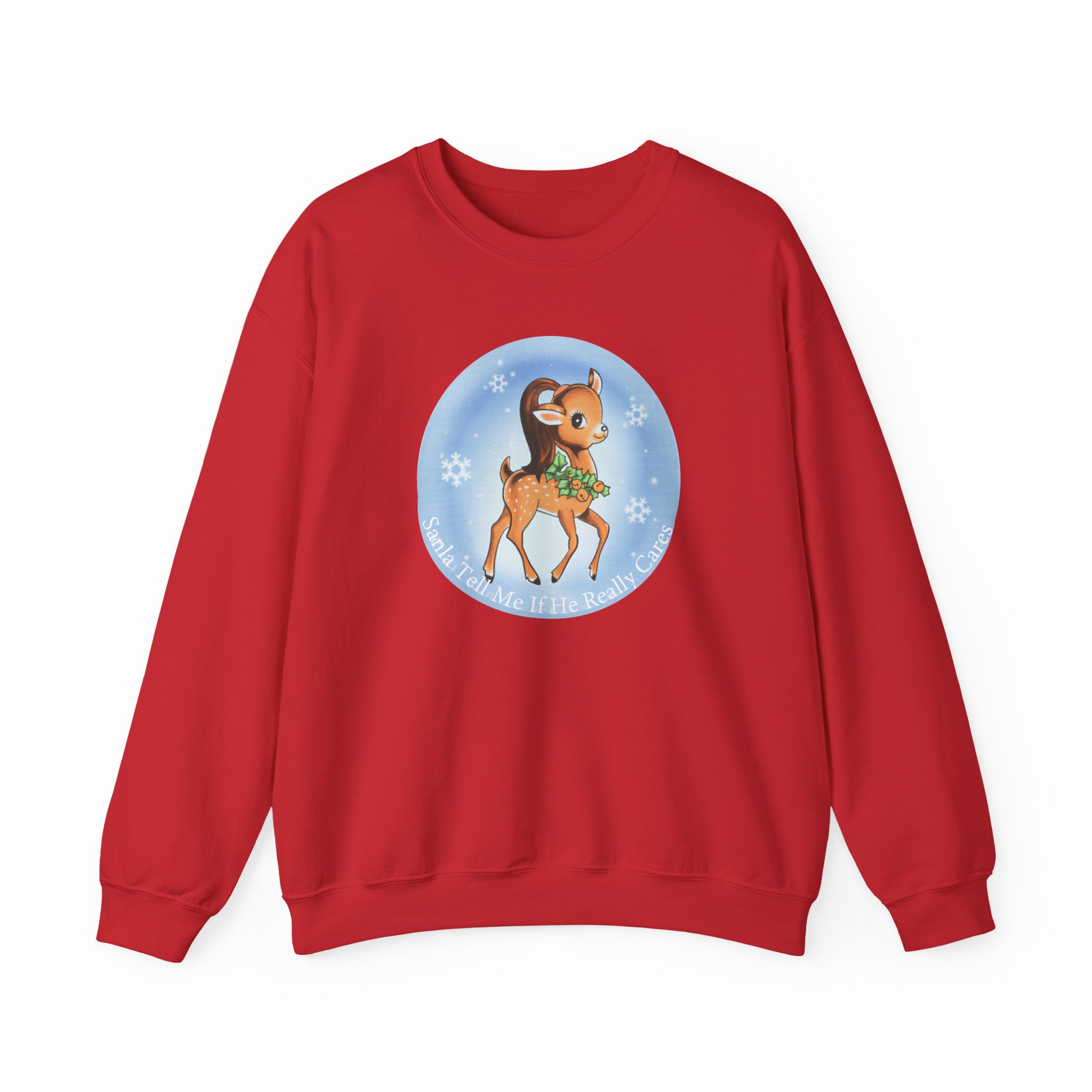 AG Santa Tell Me Unisex Heavy Blend™ Crewneck Sweatshirt - Image 17