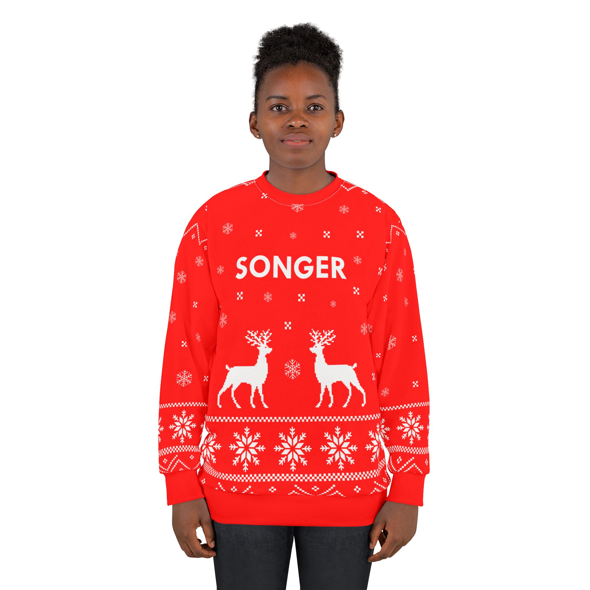 Songer Unisex Sweatshirt (AOP) - Image 4