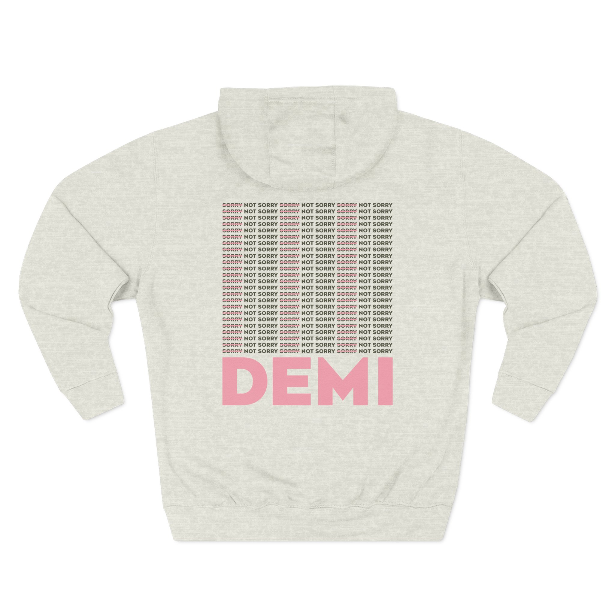 D L Not Sorry Three-Panel Fleece Hoodie - Image 6