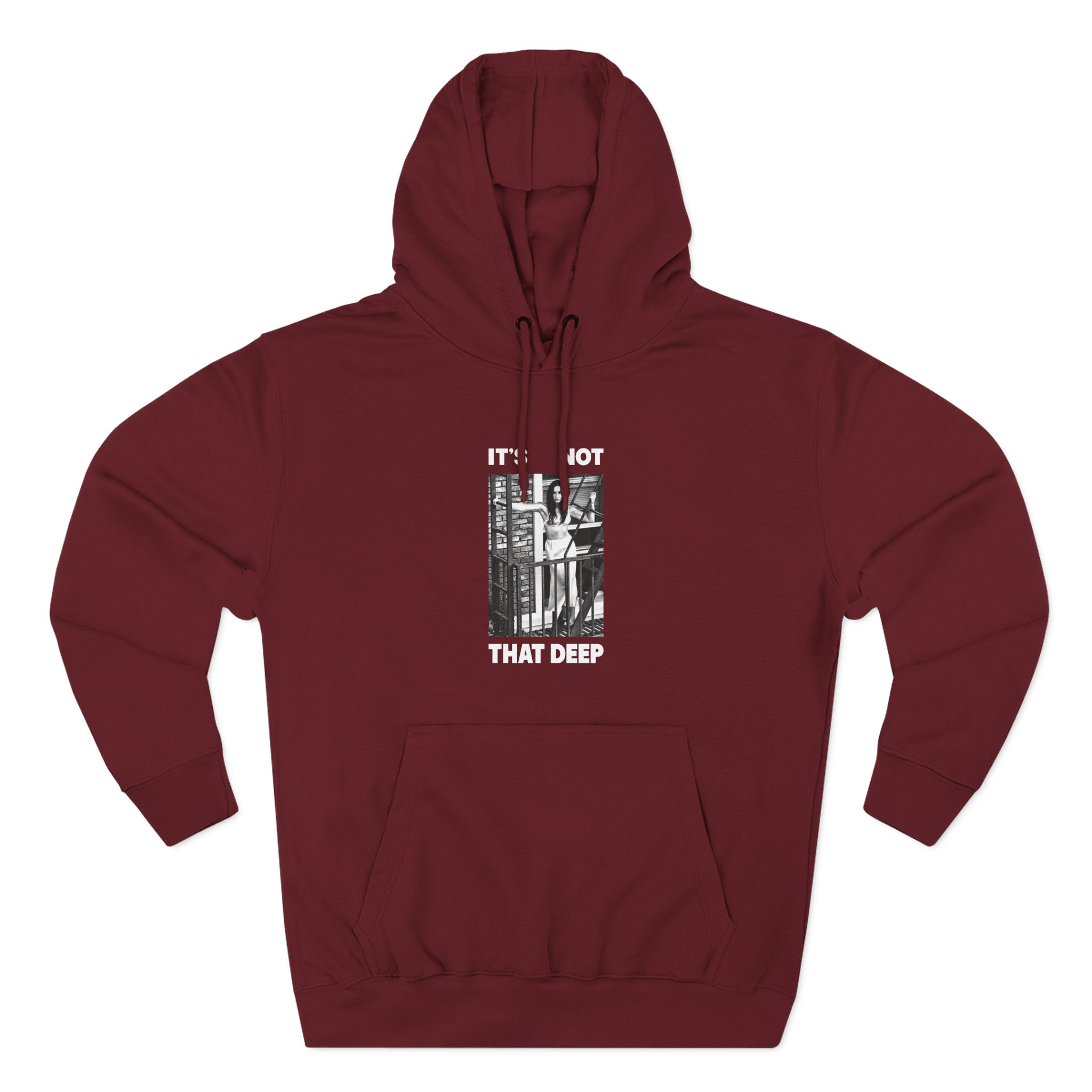 D L It’s Not That Deep Tour Three-panel Fleece Hoodie - Image 11