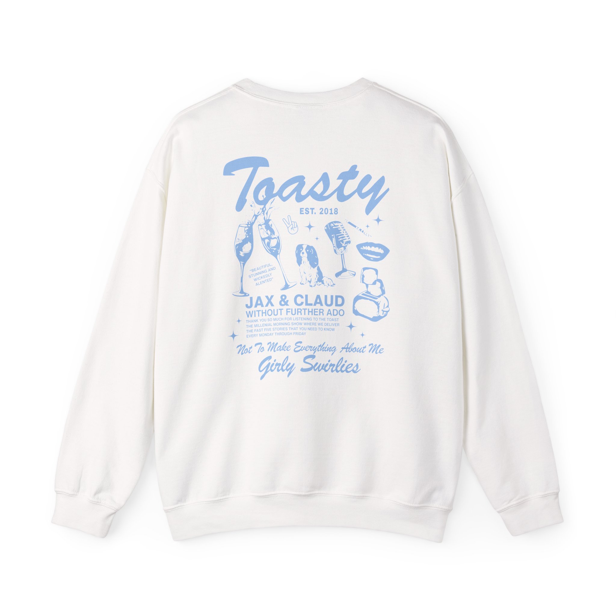 The Toast Toasty Boyfriend Unisex Heavy Blend™ Crewneck Sweatshirt - Image 2