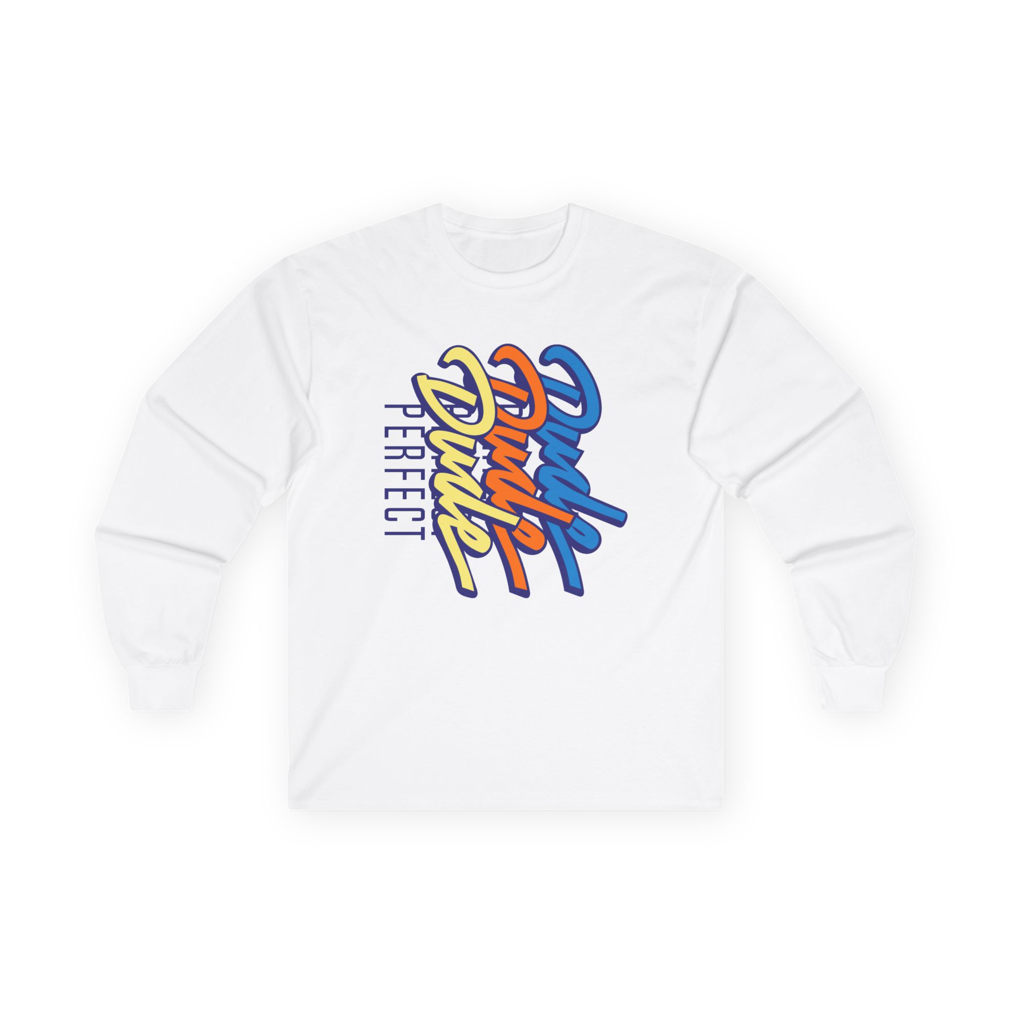 Dude Perfect Stacked Script Unisex Ultra Cotton Long Sleeve Tee - Image 3