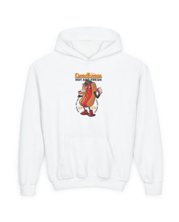 Deadbeats Jamboree Hot Dog Youth Heavy Blend Hooded Sweatshirt