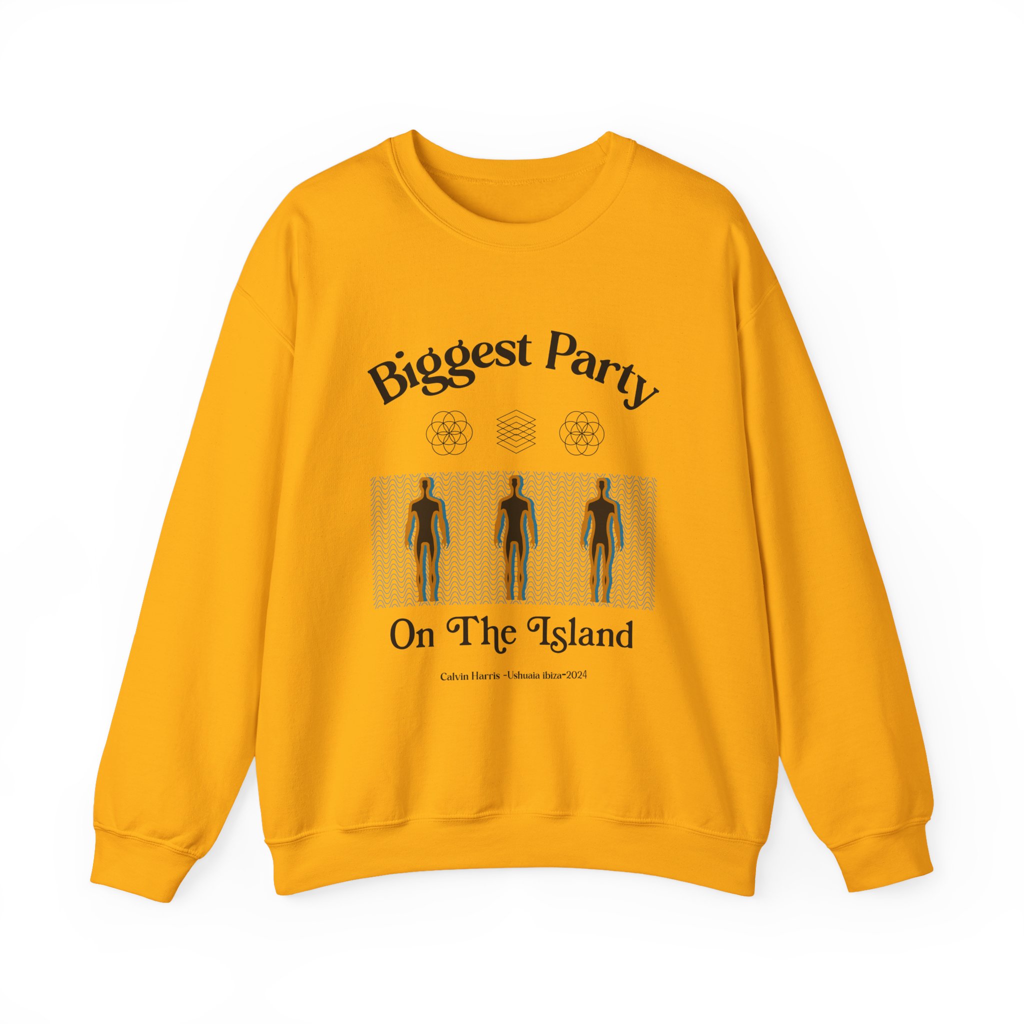 Calvin Harris Ushuaia Higher Island Party Unisex Heavy Blend™ Crewneck Sweatshirt - Image 9