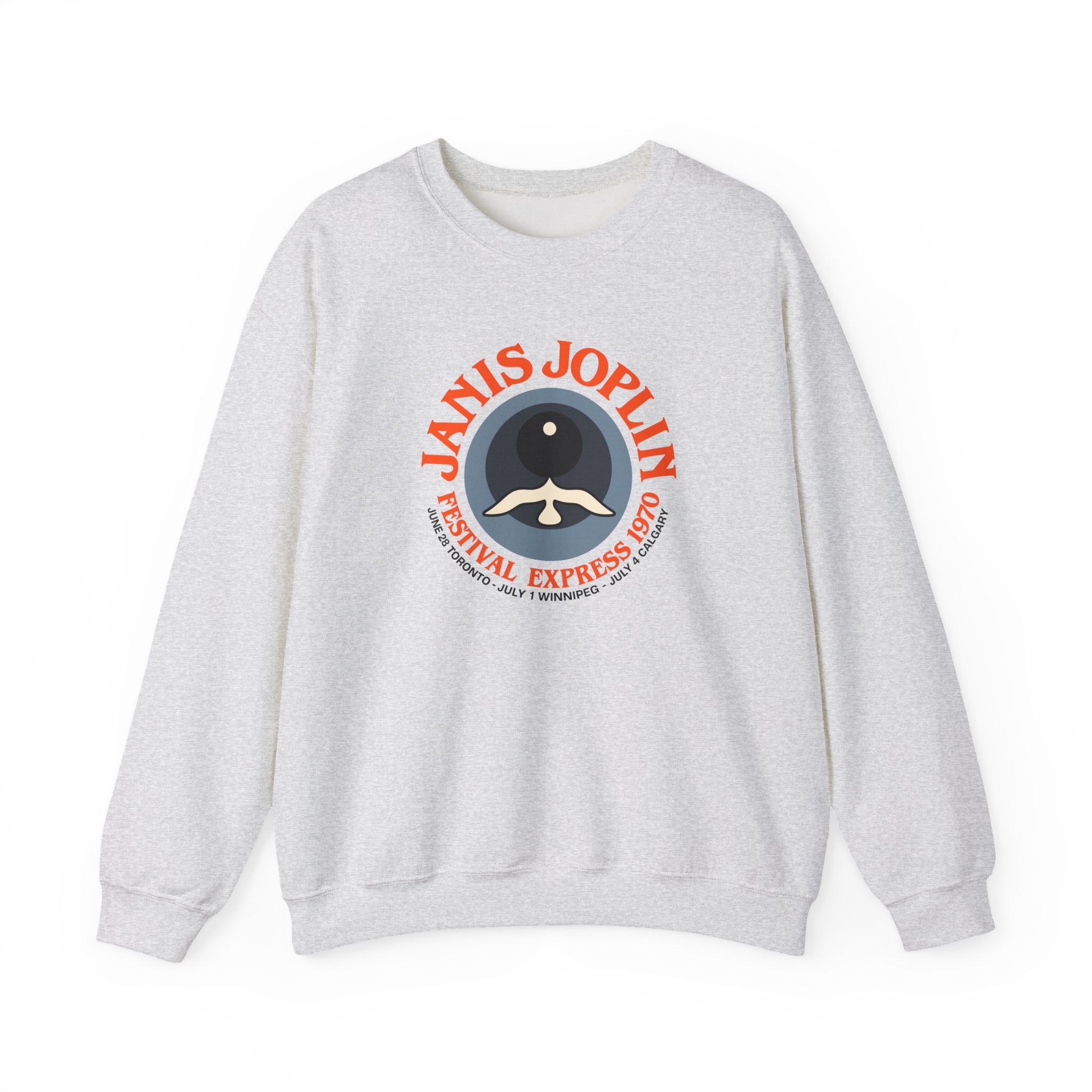 Janis Joplin Festival Express 1970 Unisex Heavy Blend™ Crewneck Sweatshirt - Image 5