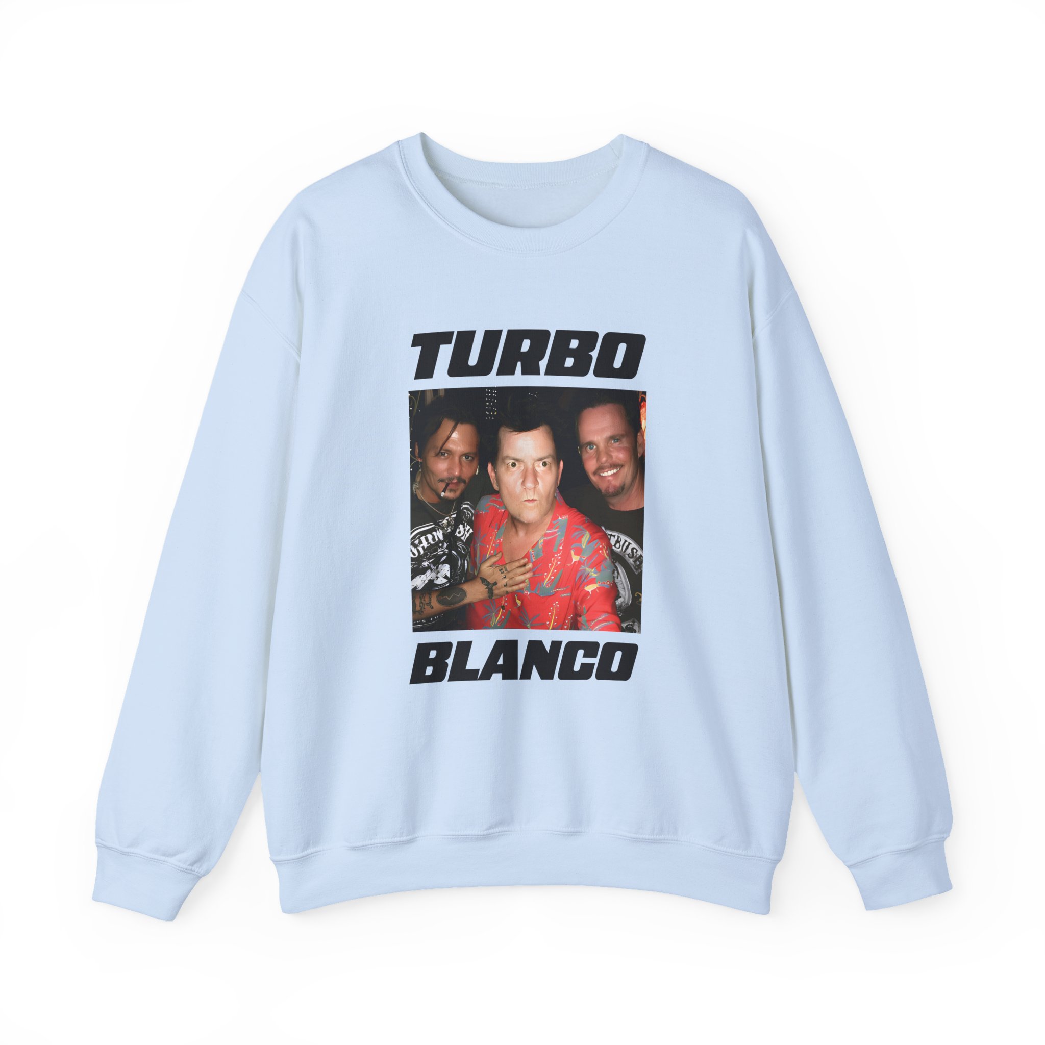 Chris Lorenzo Turbo Blanco Unisex Heavy Blend™ Crewneck Sweatshirt - Image 9
