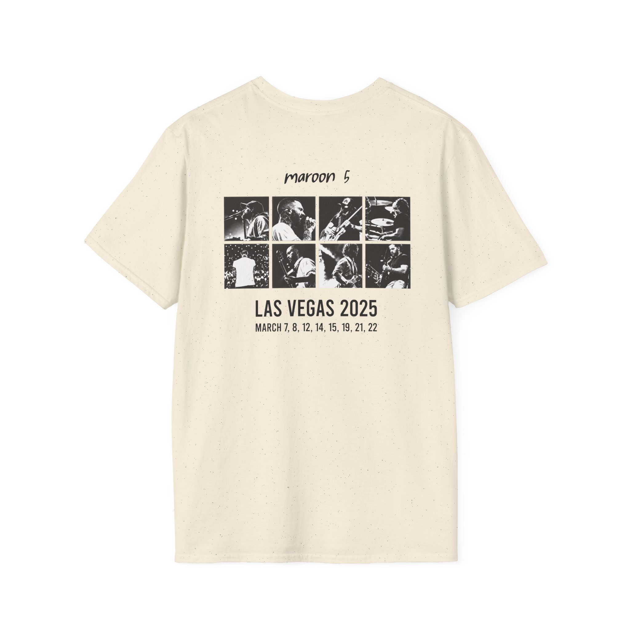 Adam Levine M5LV 2025 Grid Unisex Softstyle T-Shirt - Image 8