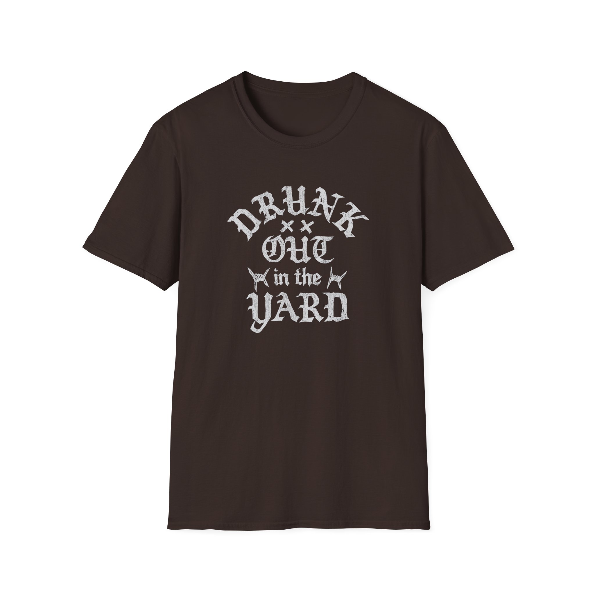 Hd Drunk Out in the Yard Unisex Softstyle T-Shirt - Image 5