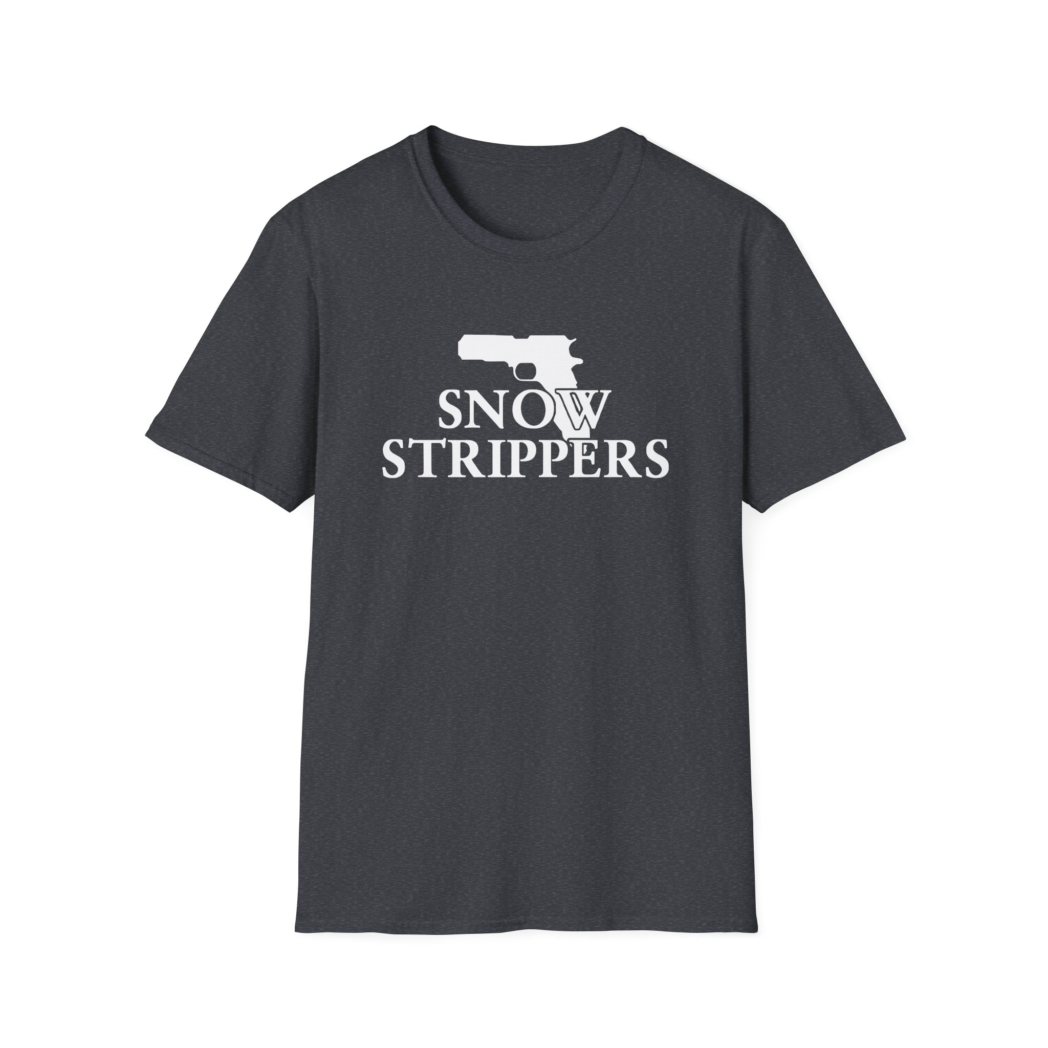 Snow Strippers Unisex Softstyle T-Shirt - Image 19