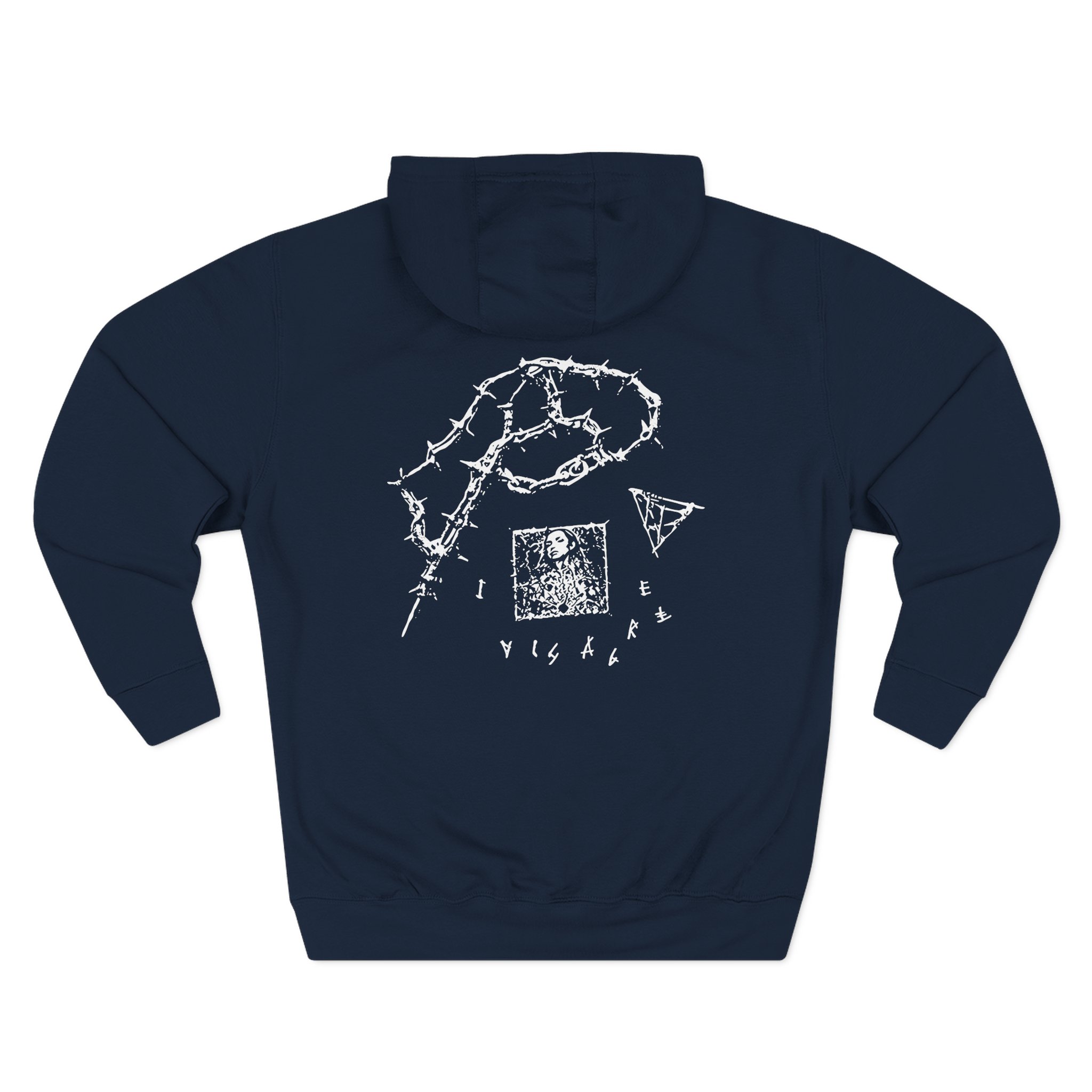 Poppy Disagree Three-Panel Fleece Hoodie - Image 8