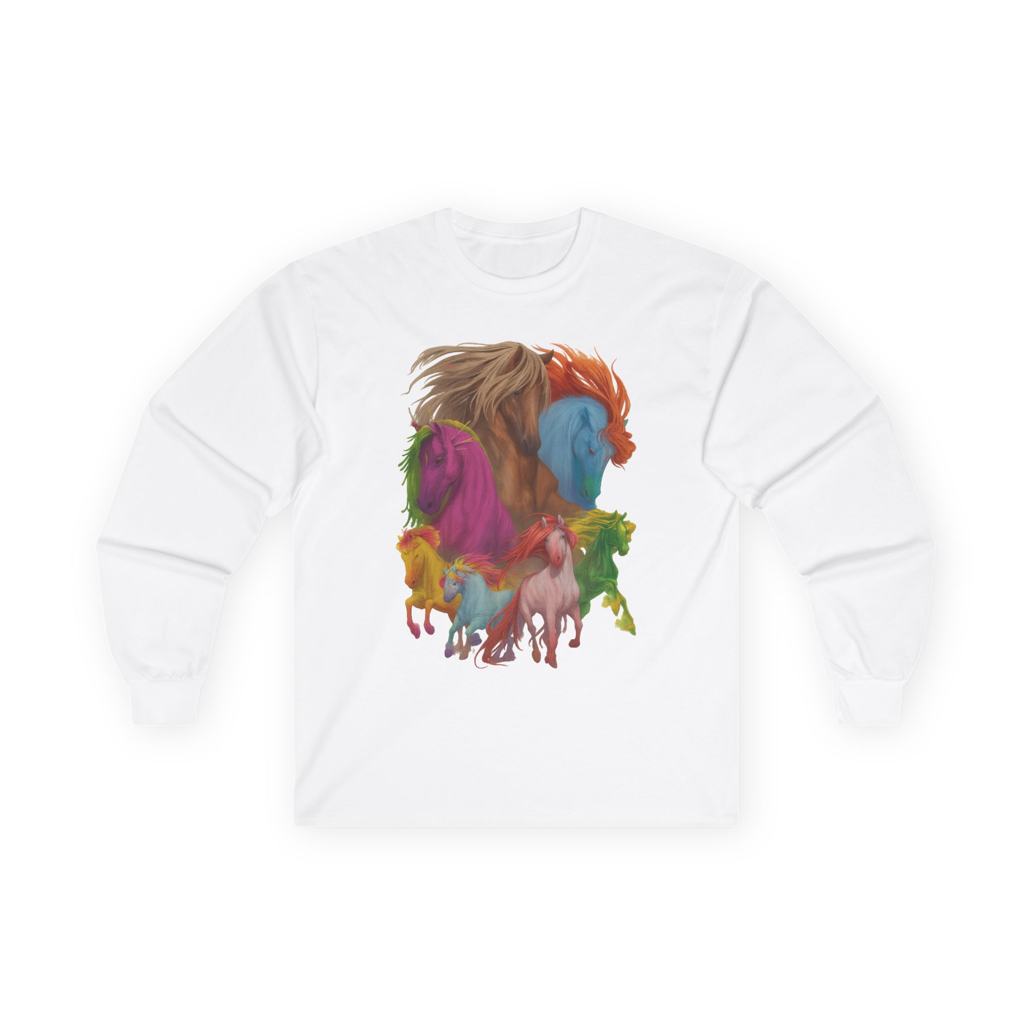 Dropout Dimension 20 The Seven Magic Horse Unisex Ultra Cotton Long Sleeve Tee - Image 3