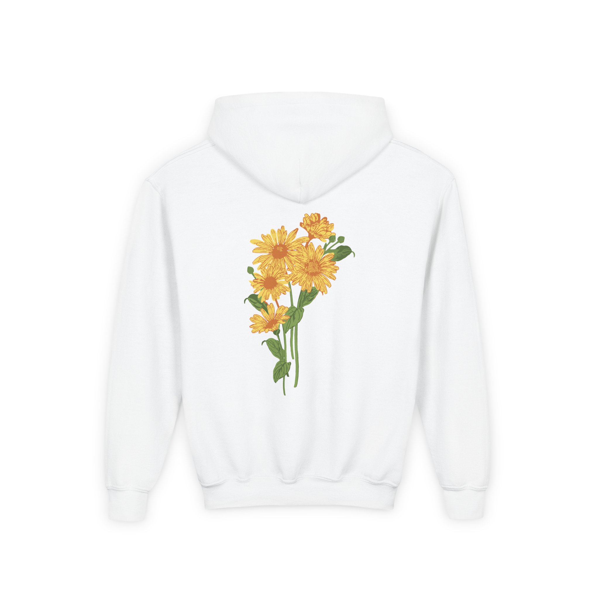 Janis Joplin Sherpa Fleece Youth Heavy Blend Hooded Sweatshirt - Image 2