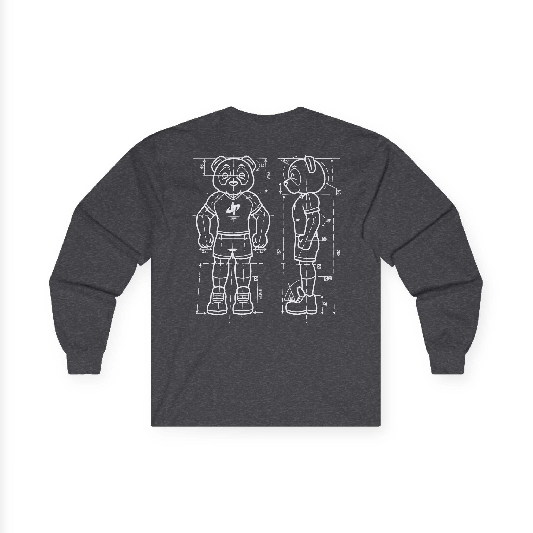 Dude Perfect Blueprint Panda Unisex Ultra Cotton Long Sleeve Tee - Image 10