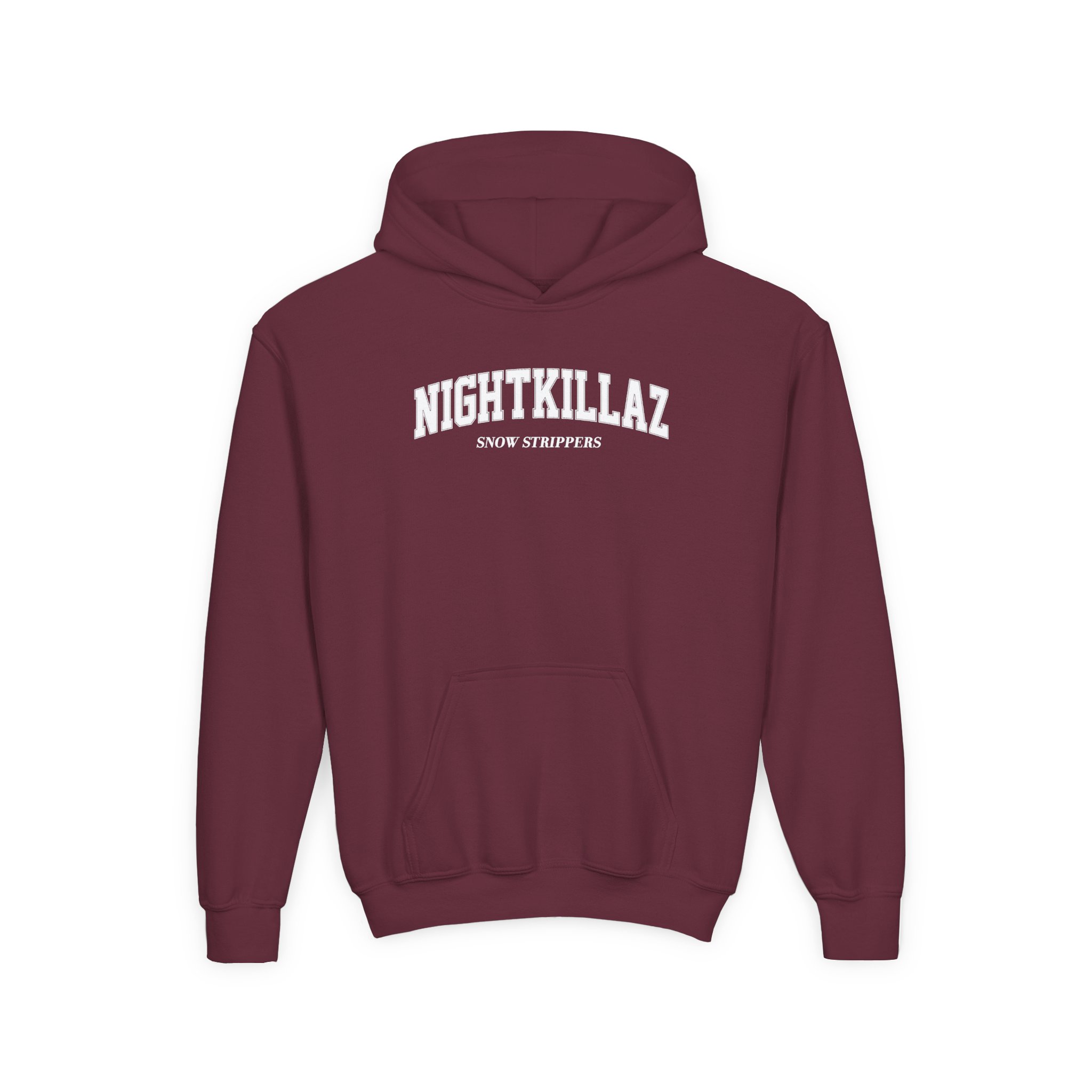 Youth Snow Strippers Nightkillaz Heavy Blend Hooded Sweatshirt - Image 3