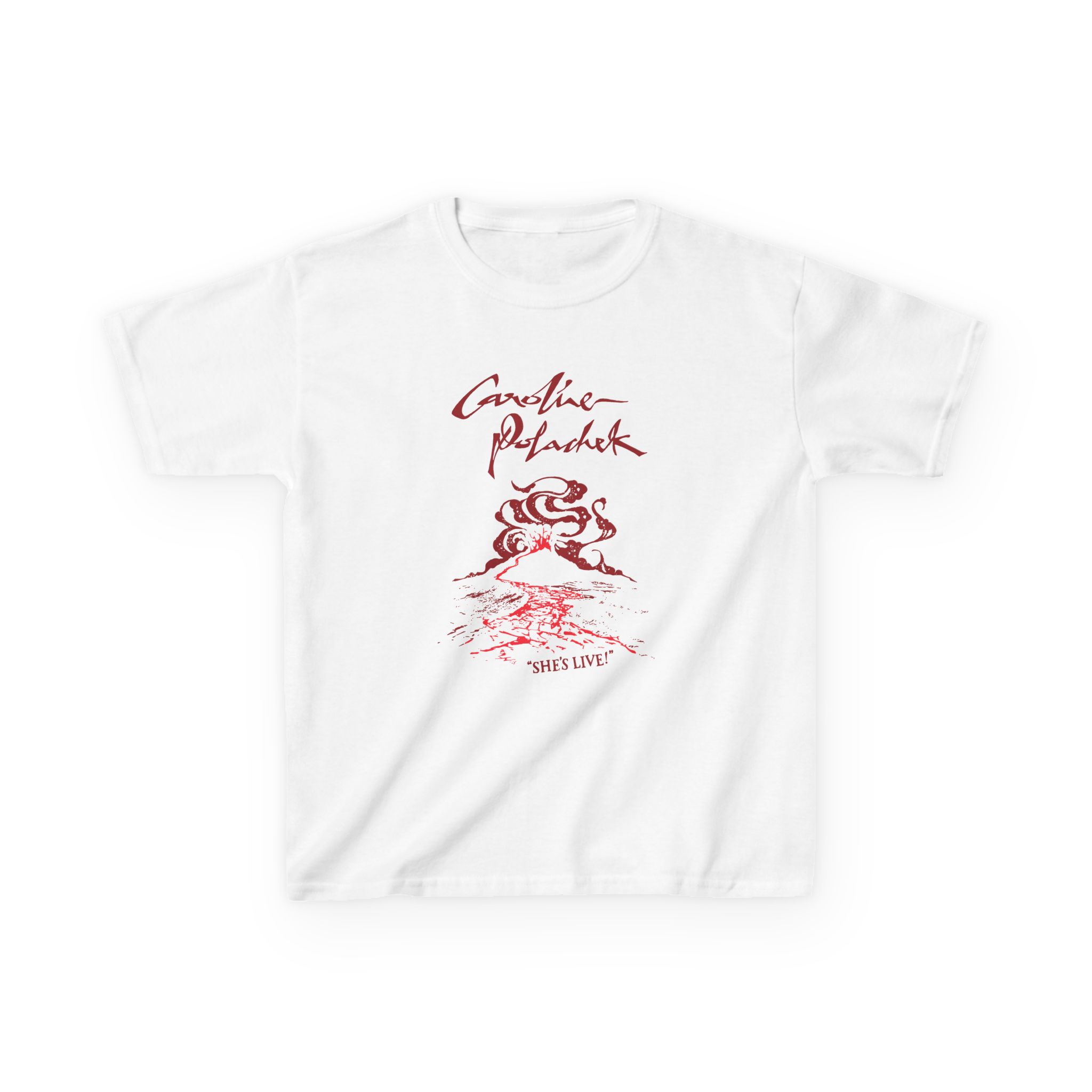 Caroline Polachek Volcano Spiraling Tour Kids Heavy Cotton™ Tee