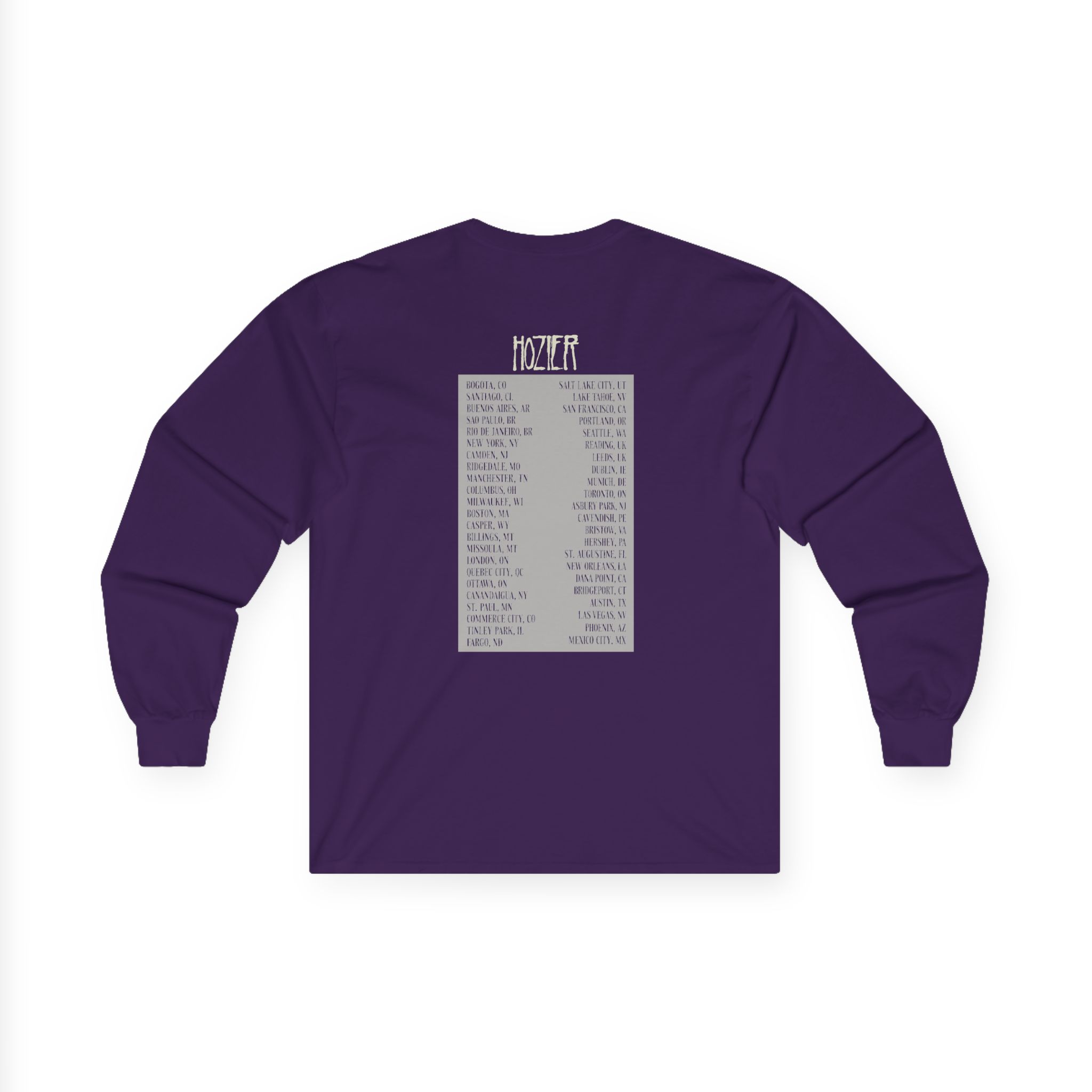 Hozier Unreal Unearth Unisex Ultra Cotton Long Sleeve Tee - Image 10