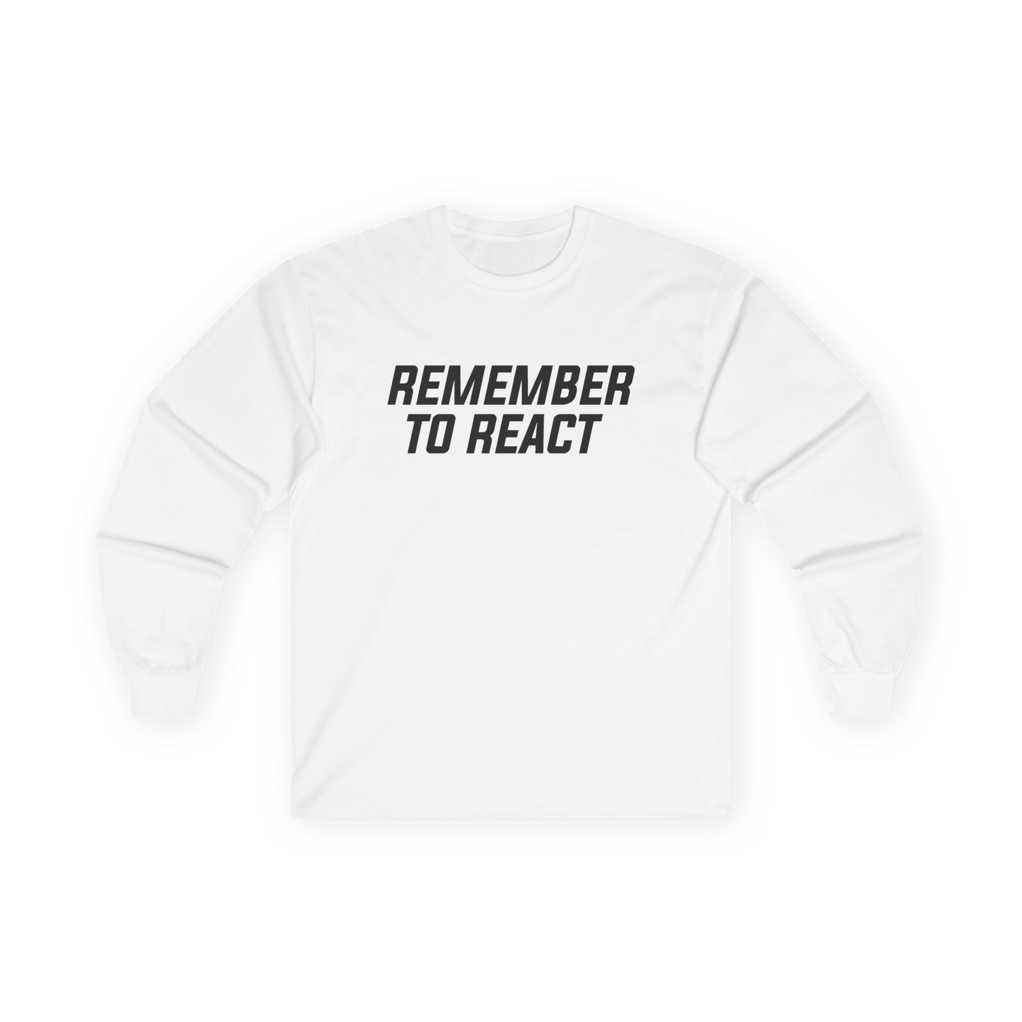 Jenny Holzer Remember to React Unisex Ultra Cotton Long Sleeve Tee - Image 3