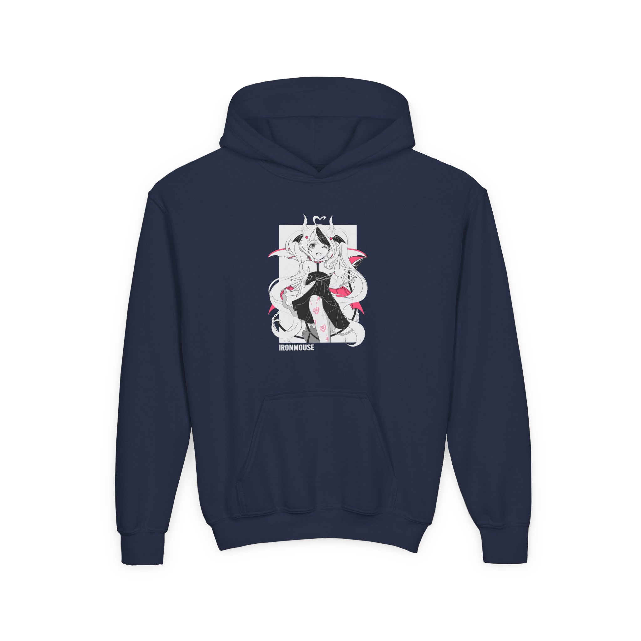 Ironmouse Youth Heavy Blend Hooded Sweatshirt - Image 9