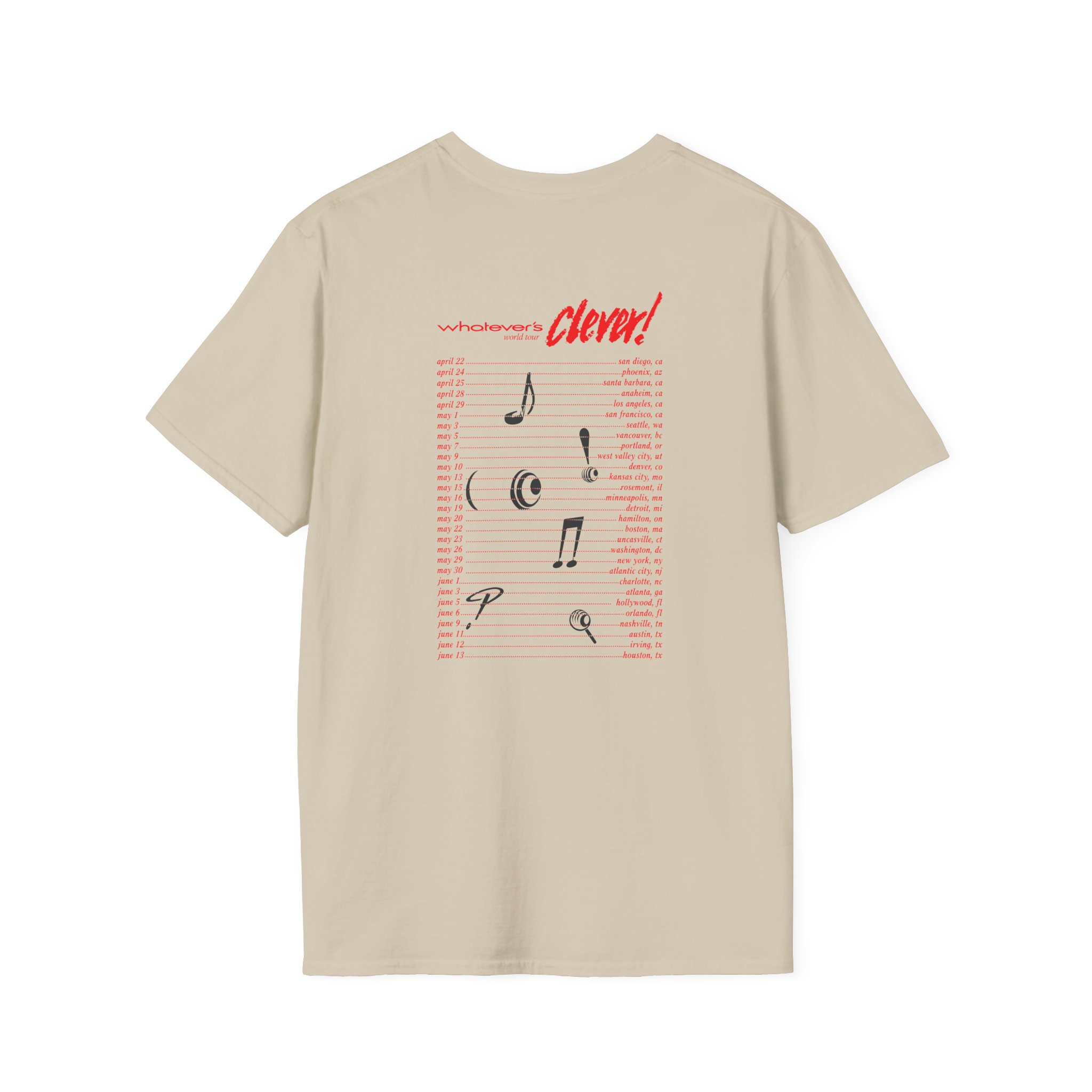 Charlie Puth Whatever's Clever! 2026 Unisex Softstyle T-Shirt - Image 6
