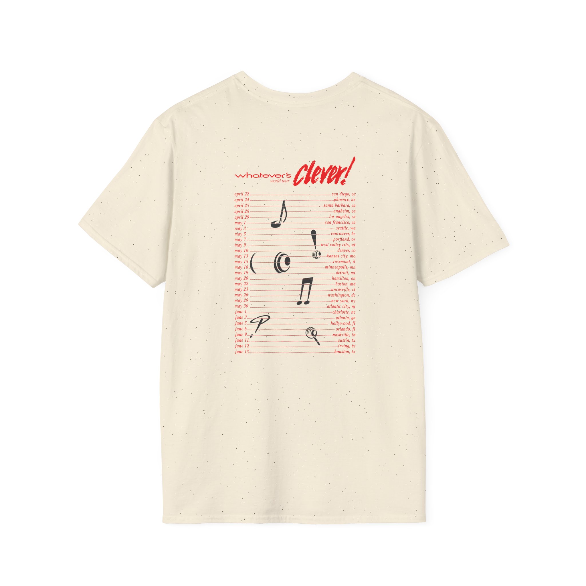 Charlie Puth Whatever's Clever! 2026 Unisex Softstyle T-Shirt - Image 8