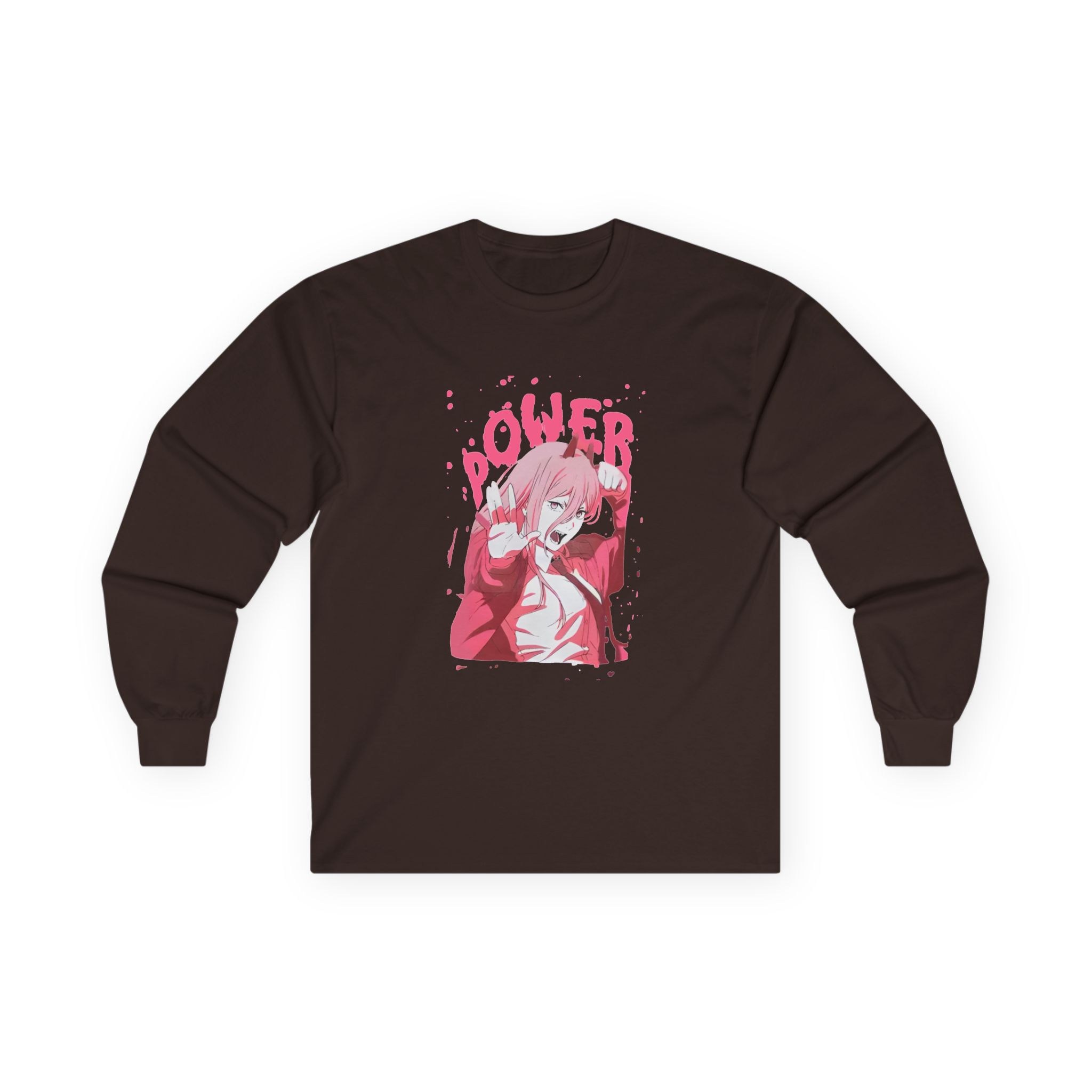 Chainsaw Man Power Splatter Unisex Ultra Cotton Long Sleeve Tee - Image 3