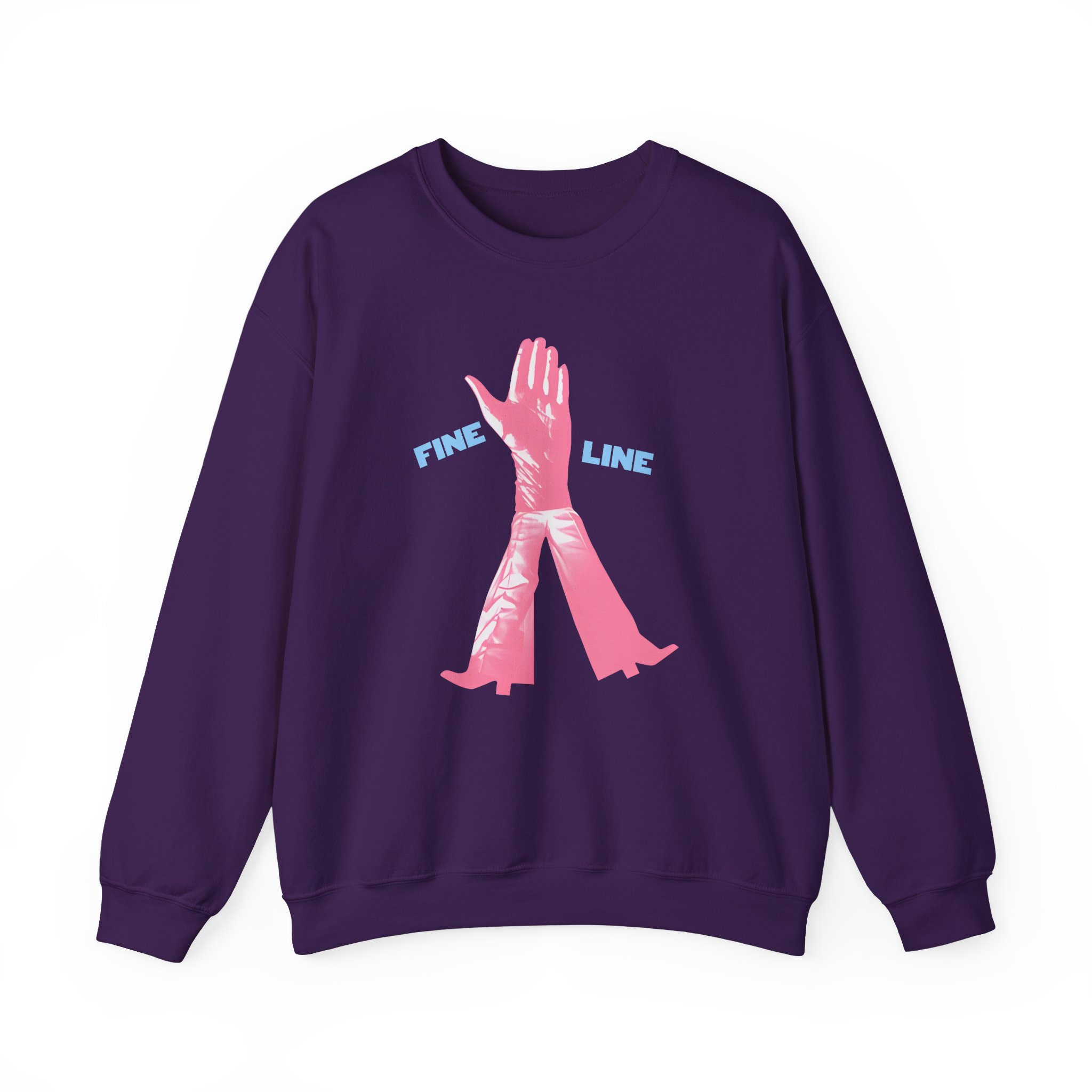 Love on Tour Fine Line Unisex Heavy Blend™ Crewneck Sweatshirt - Image 17