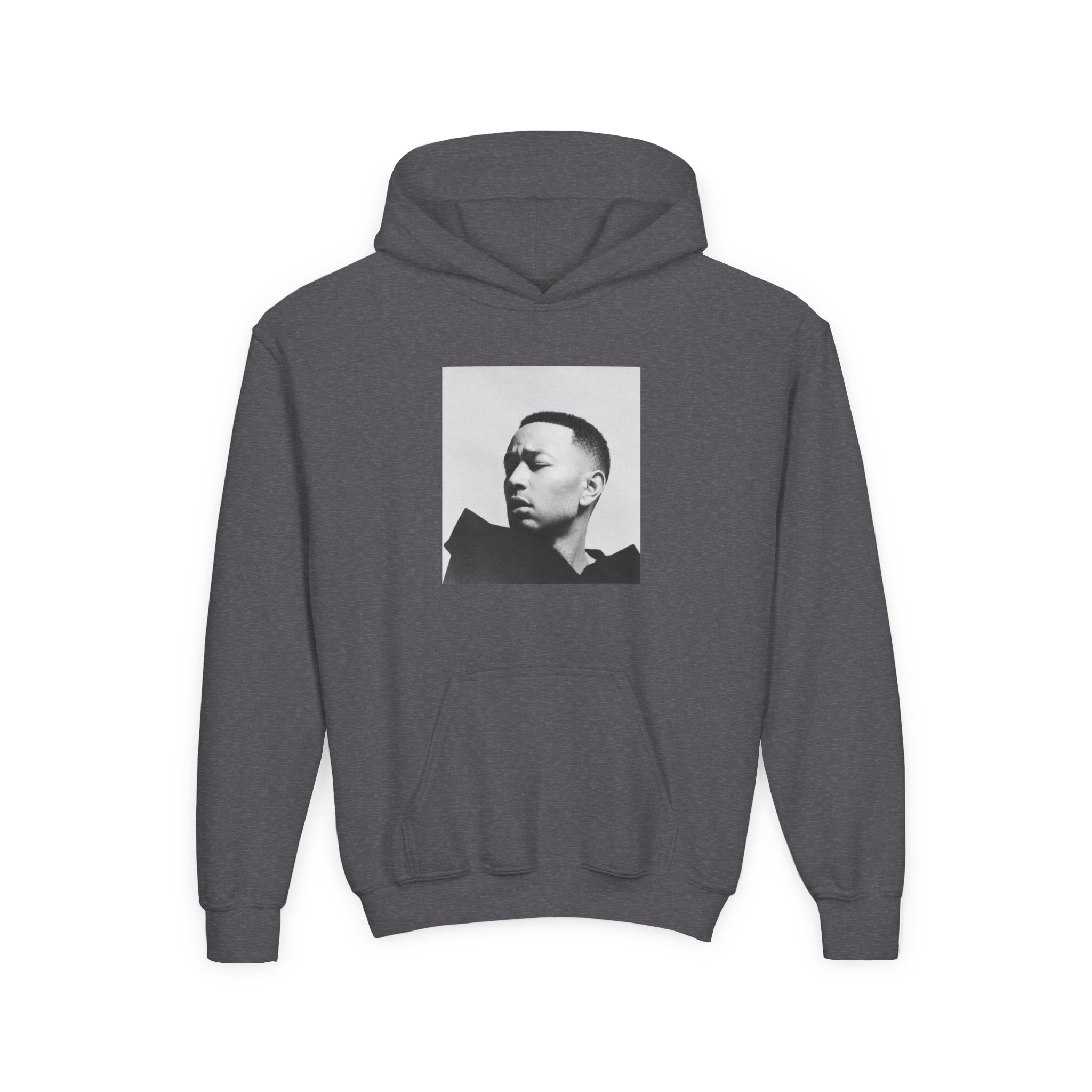 John Legend Darkness Lyrics Youth Heavy Blend Hooded Sweatshirt - Image 13