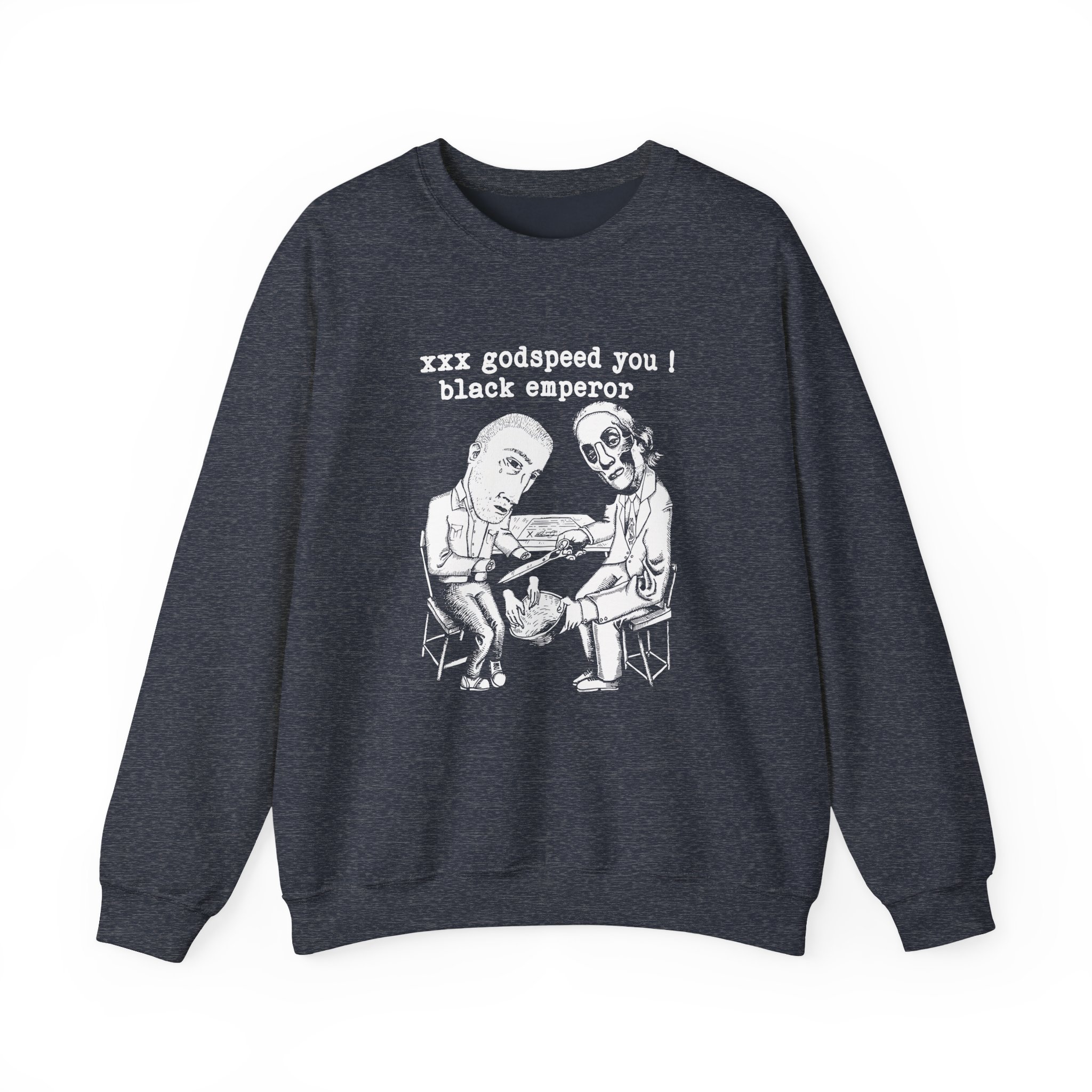 Godspeed You Black Emperor xxx godspeed you ! black emperor Unisex Heavy Blend™ Crewneck Sweatshirt - Image 15