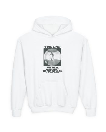 Love on Tour Fine Line Youth Heavy Blend Hooded Sweatshirt