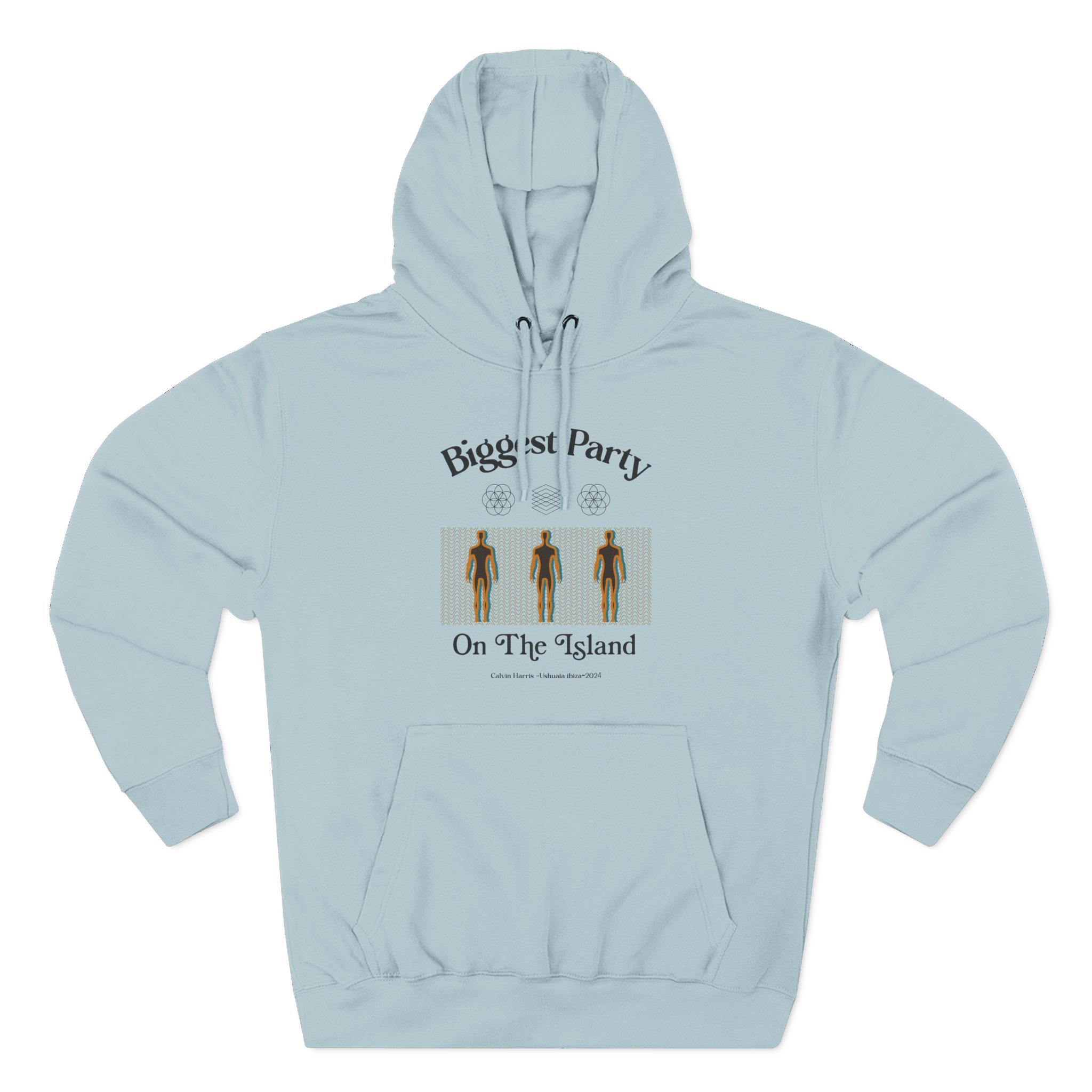 Calvin Harris Ushuaia Higher Island Party Three-Panel Fleece Hoodie - Image 11