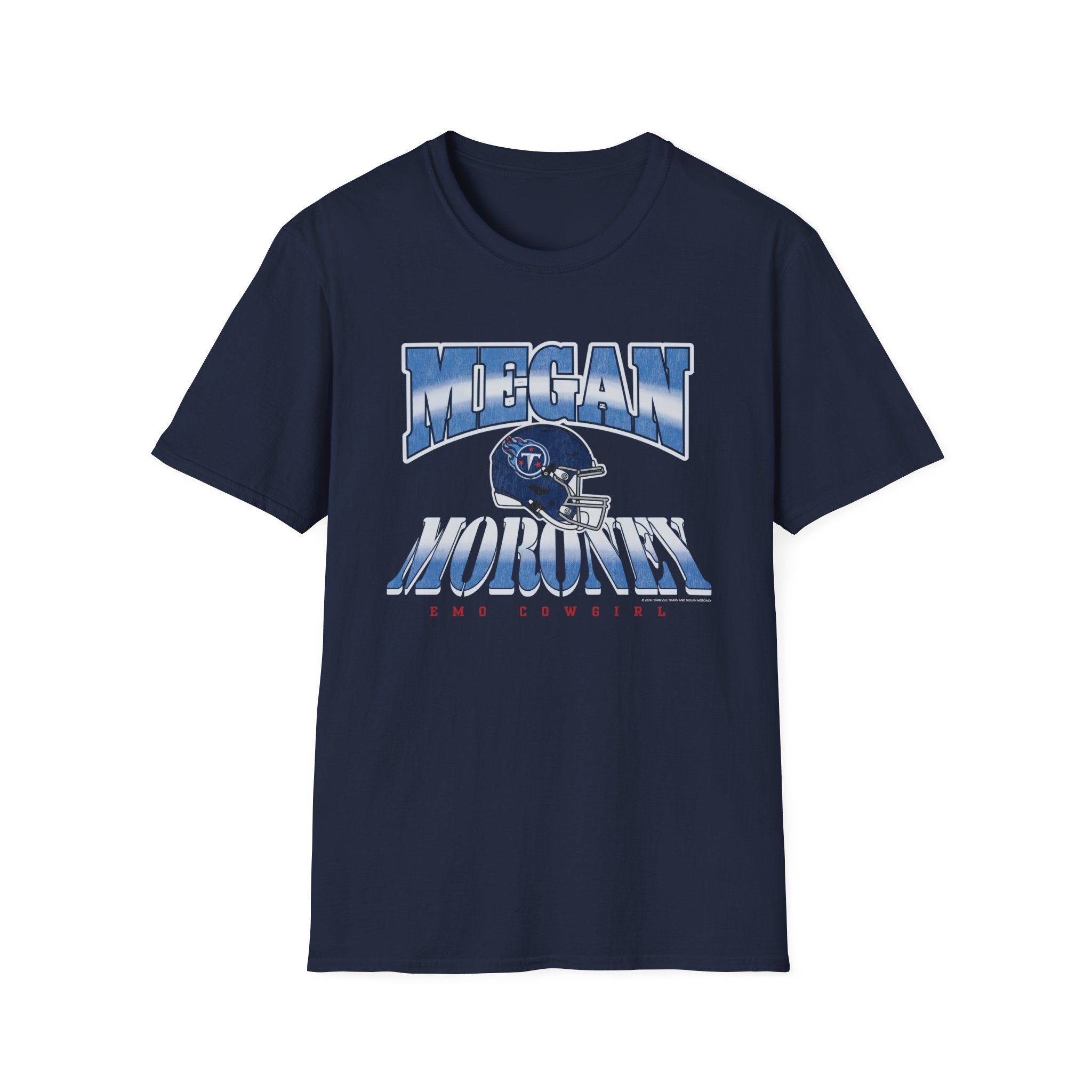 Megan Moroney Titans Helmet Unisex Softstyle T-Shirt - Image 11