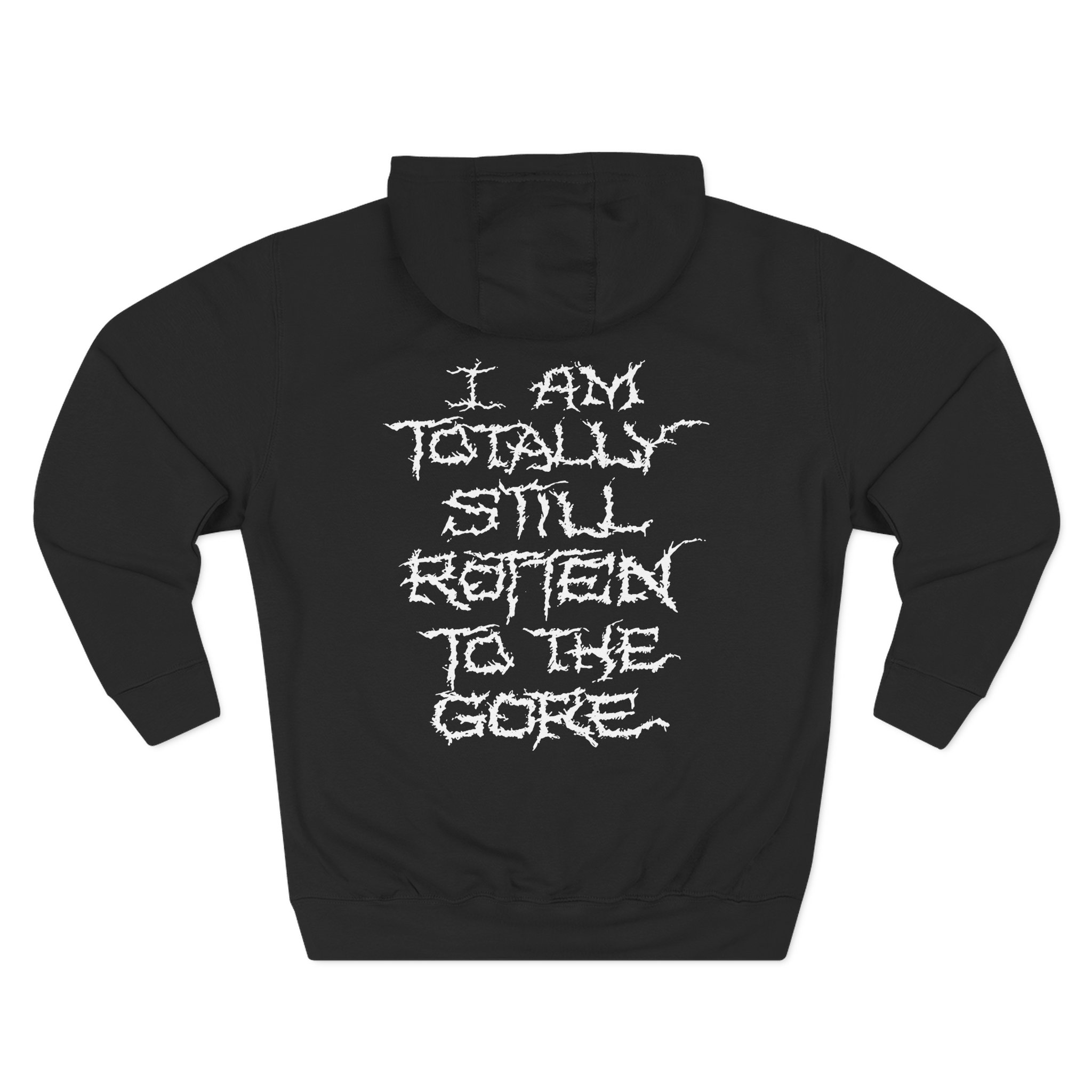 Carcass Rotten to the Gore Three-Panel Fleece Hoodie - Image 2