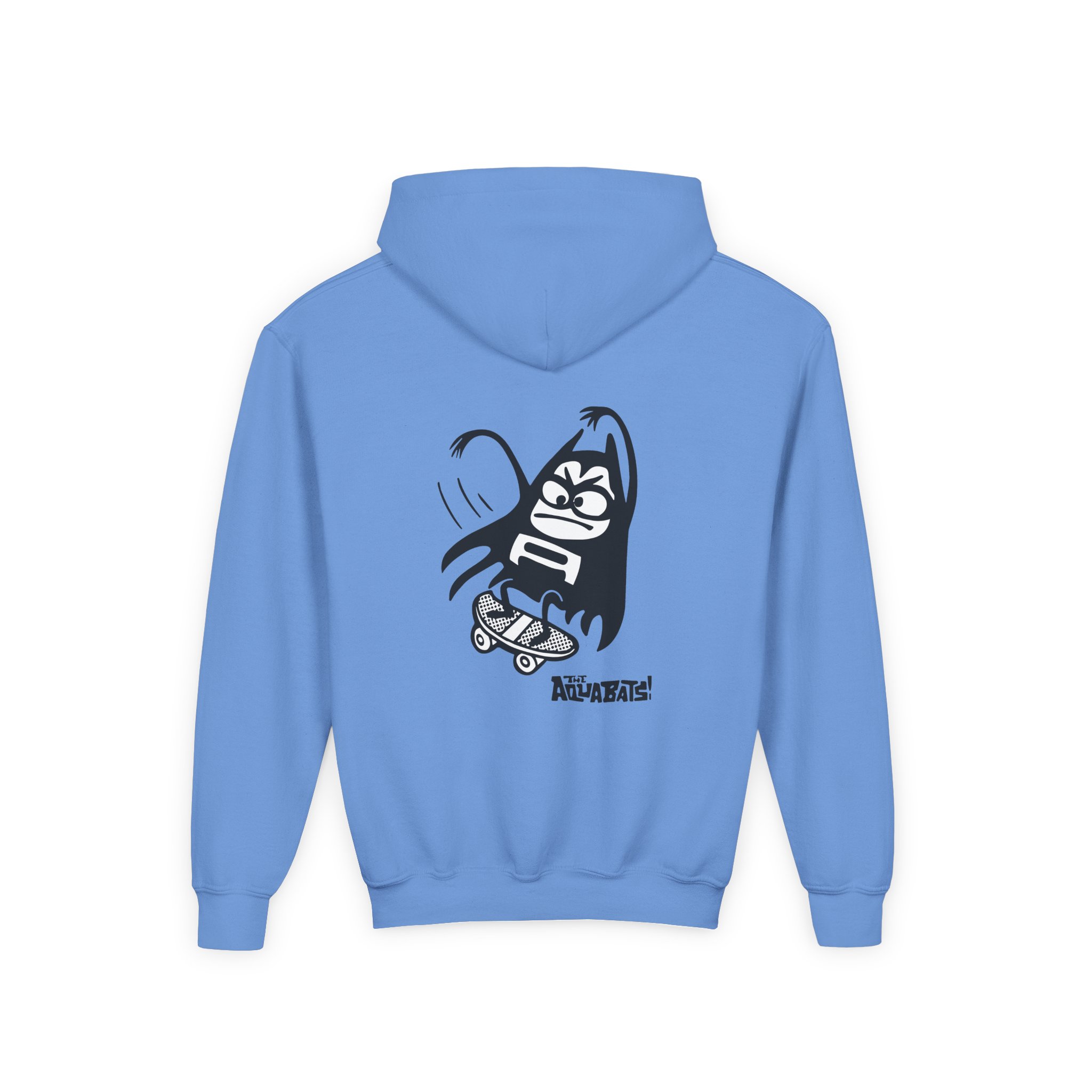 The Aquabats Lil Bat Skateboard Youth Heavy Blend Hooded Sweatshirt - Image 2