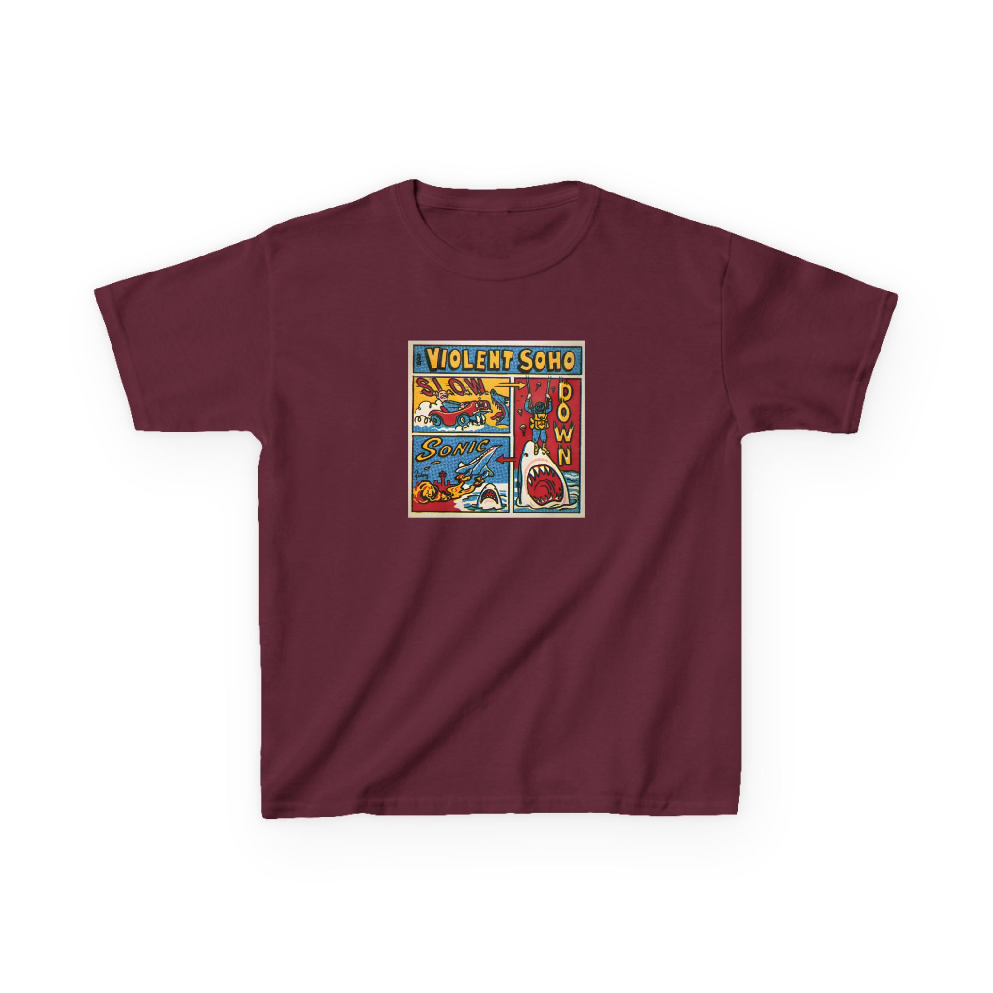 Violent Soho Slow Down Sonic Kids Heavy Cotton™ Tee - Image 5