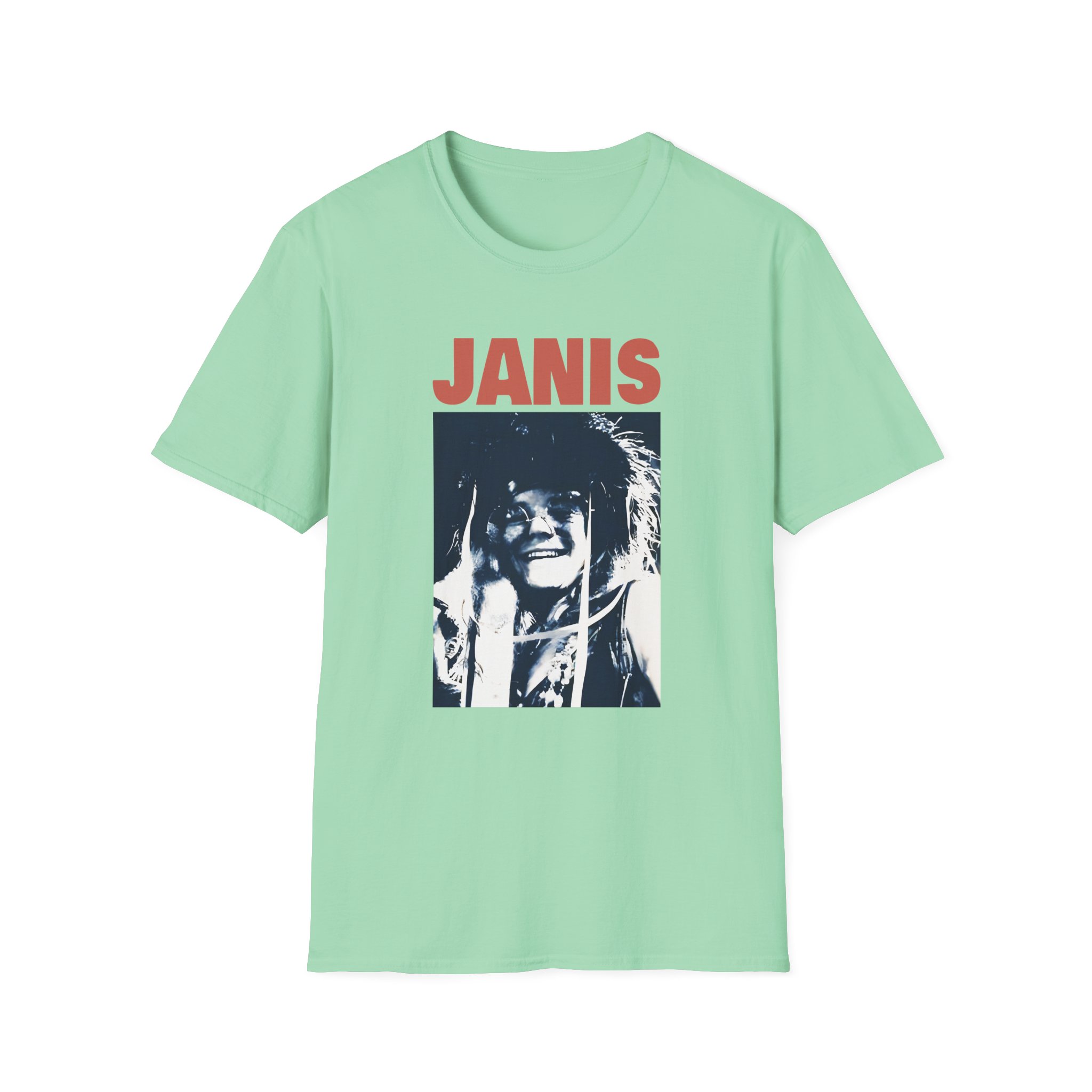 Janis Joplin Beatnick Unisex Softstyle T-Shirt - Image 17