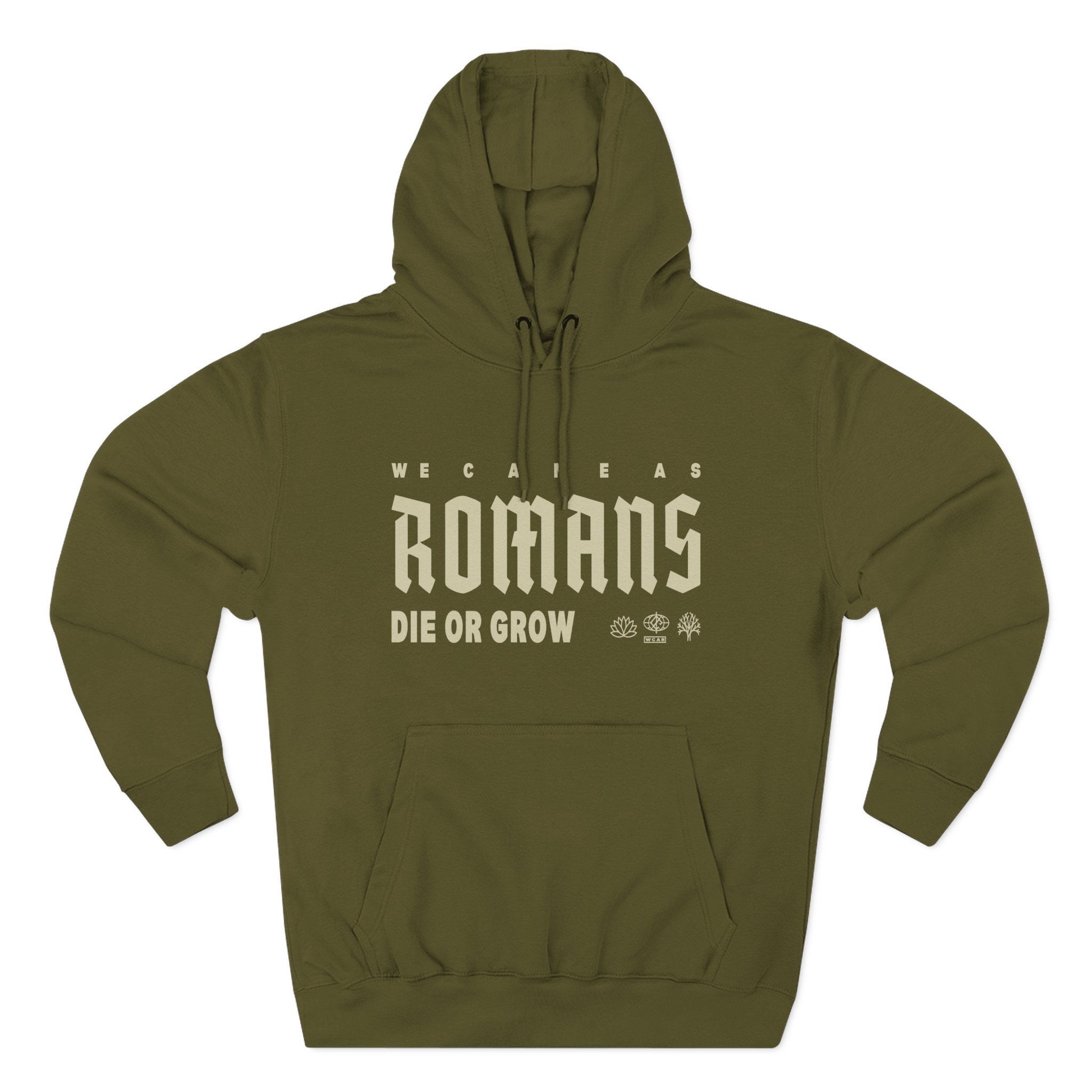 We Came as Romans Die or Grow Three-Panel Fleece Hoodie - Image 5