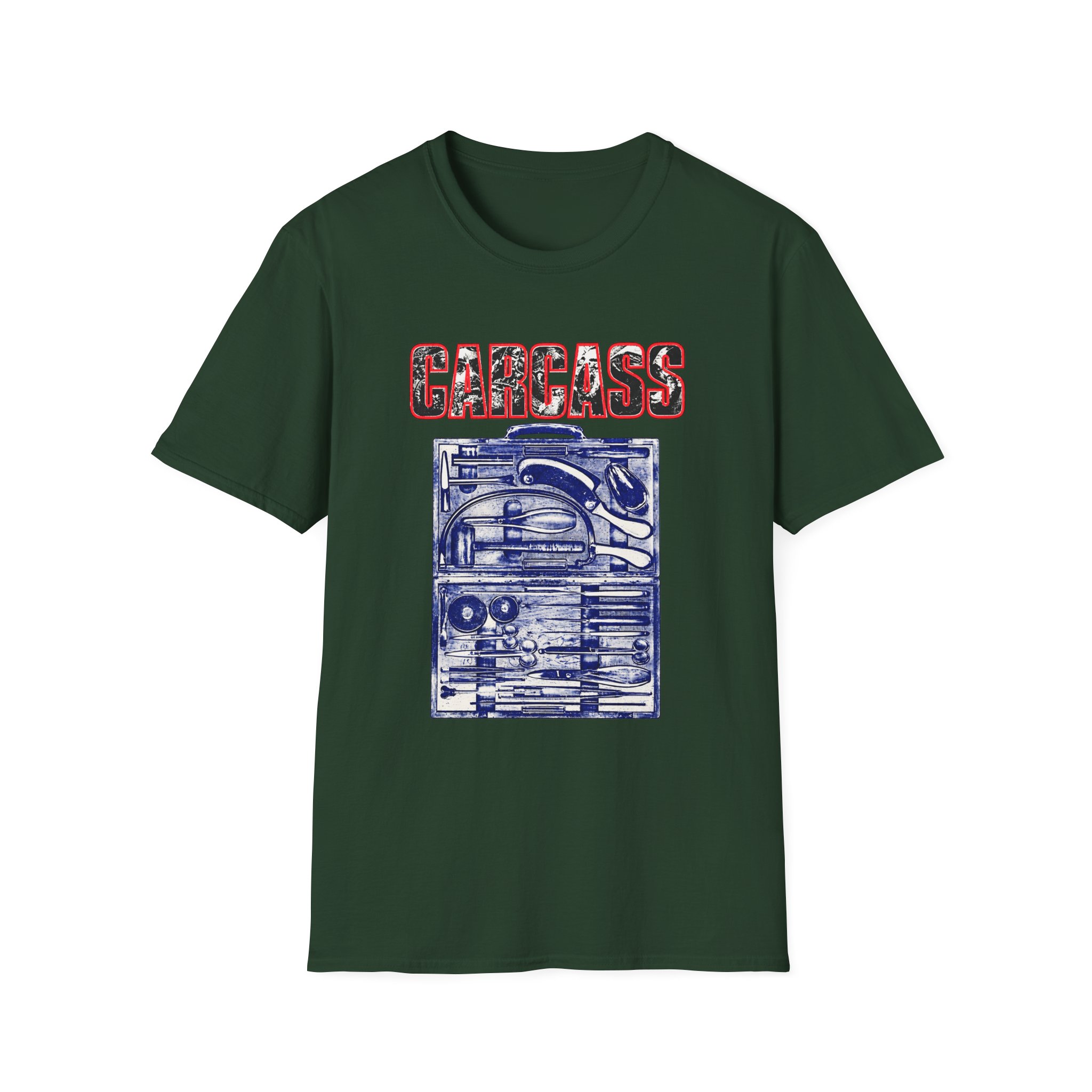Carcass Certificate of Death Unisex Softstyle T-Shirt - Image 7