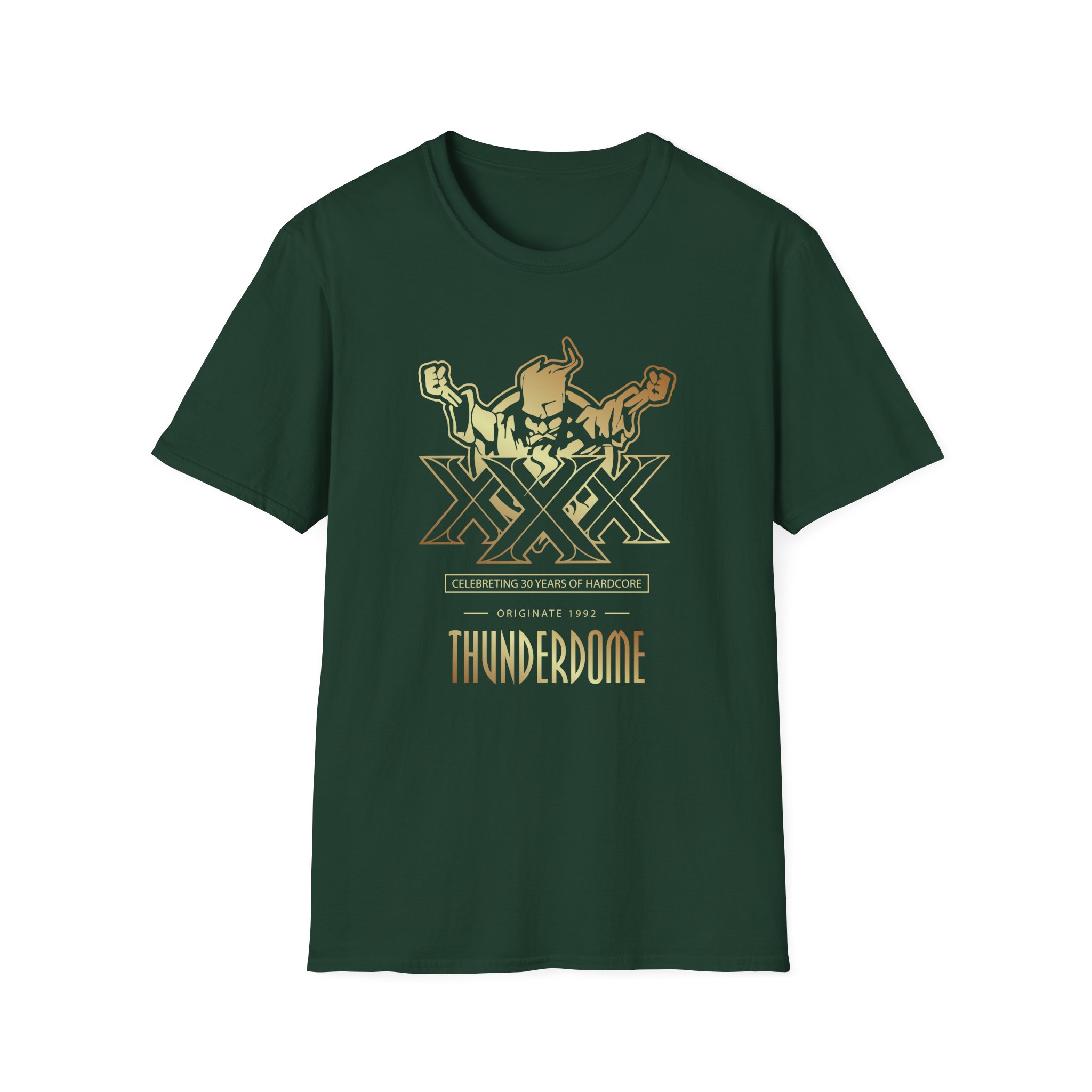 Thunderdome 30 Years of Hardcore Unisex Softstyle T-shirt - Image 9