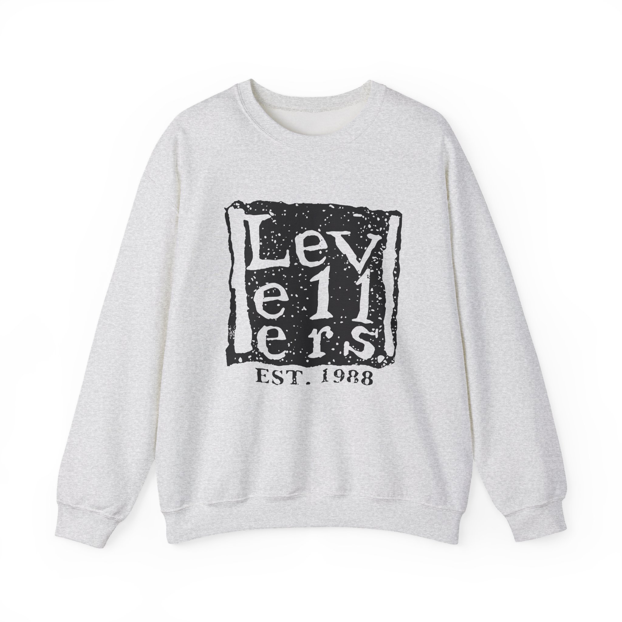 Levellers Logo Unisex Heavy Blend™ Crewneck Sweatshirt - Image 5