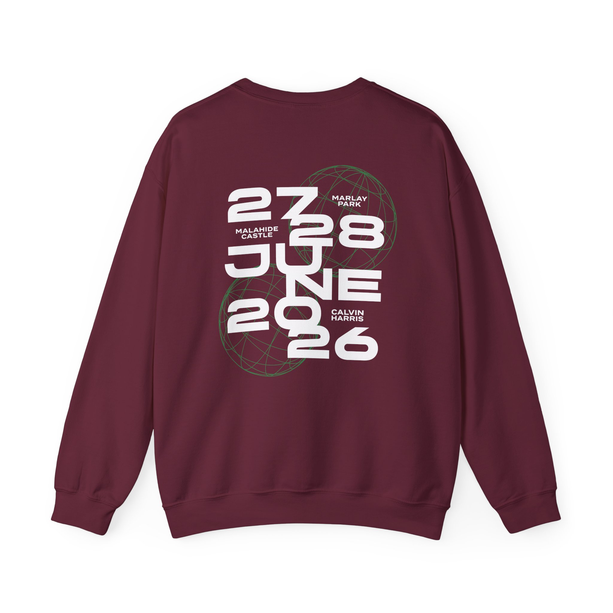 Calvin Harris Wireframe Marlay Park Unisex Heavy Blend™ Crewneck Sweatshirt - Image 4