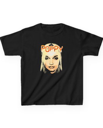 Kids Poppy Negative Spaces Heavy Cotton™ Tee