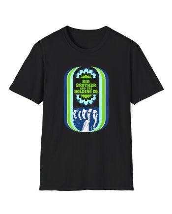 Janis Joplin Vintage Handbill Unisex Softstyle T-Shirt