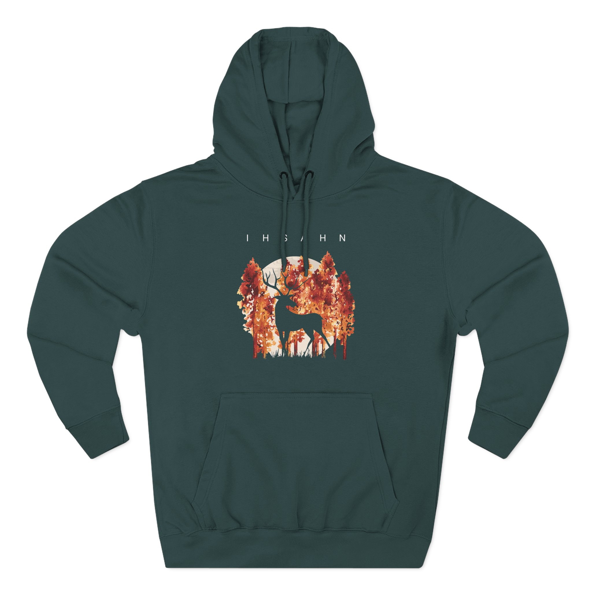 Ihsahn Silhouette Three-Panel Fleece Hoodie - Image 3