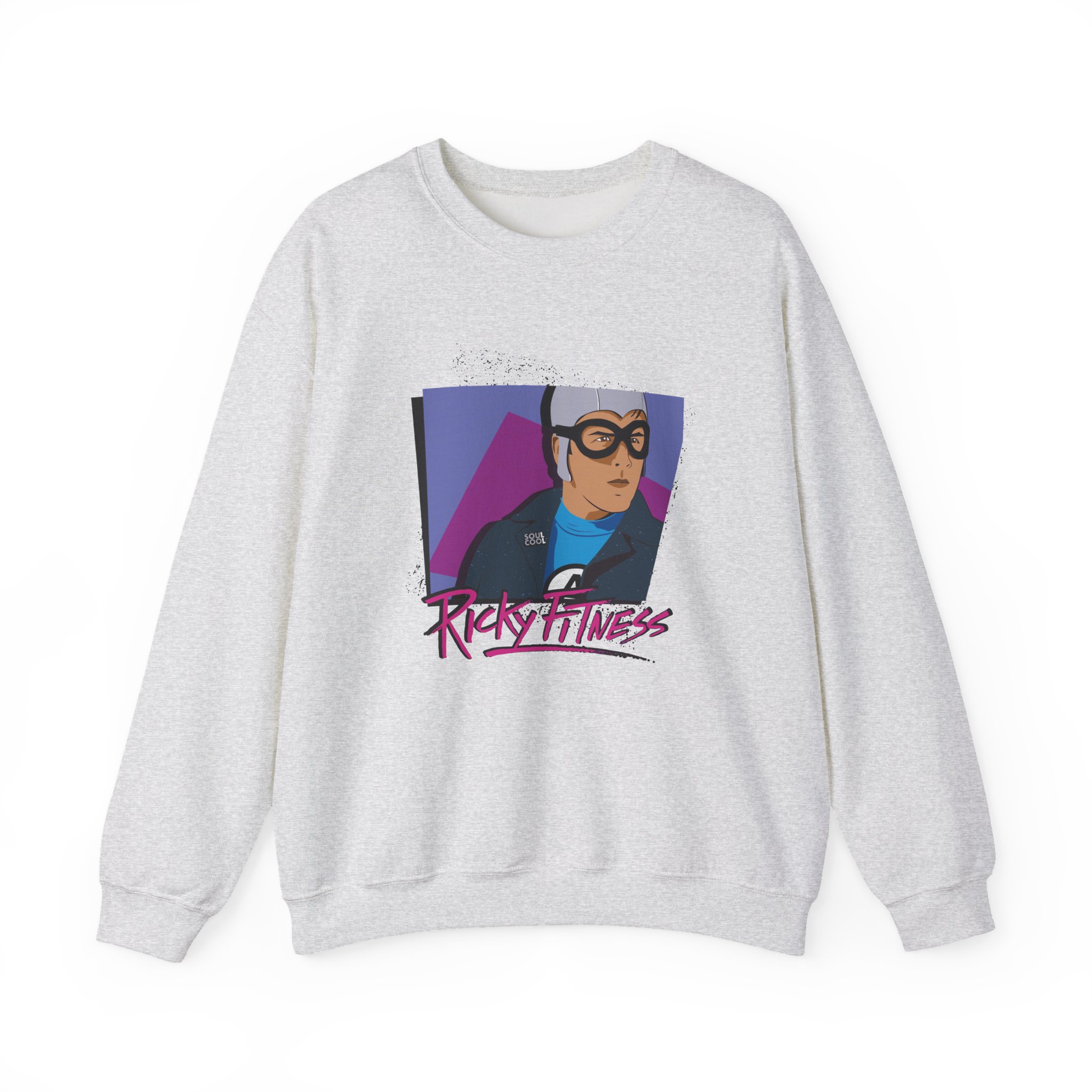 The Aquabats Ricky Fitness Soul Cool Unisex Heavy Blend™ Crewneck Sweatshirt - Image 5