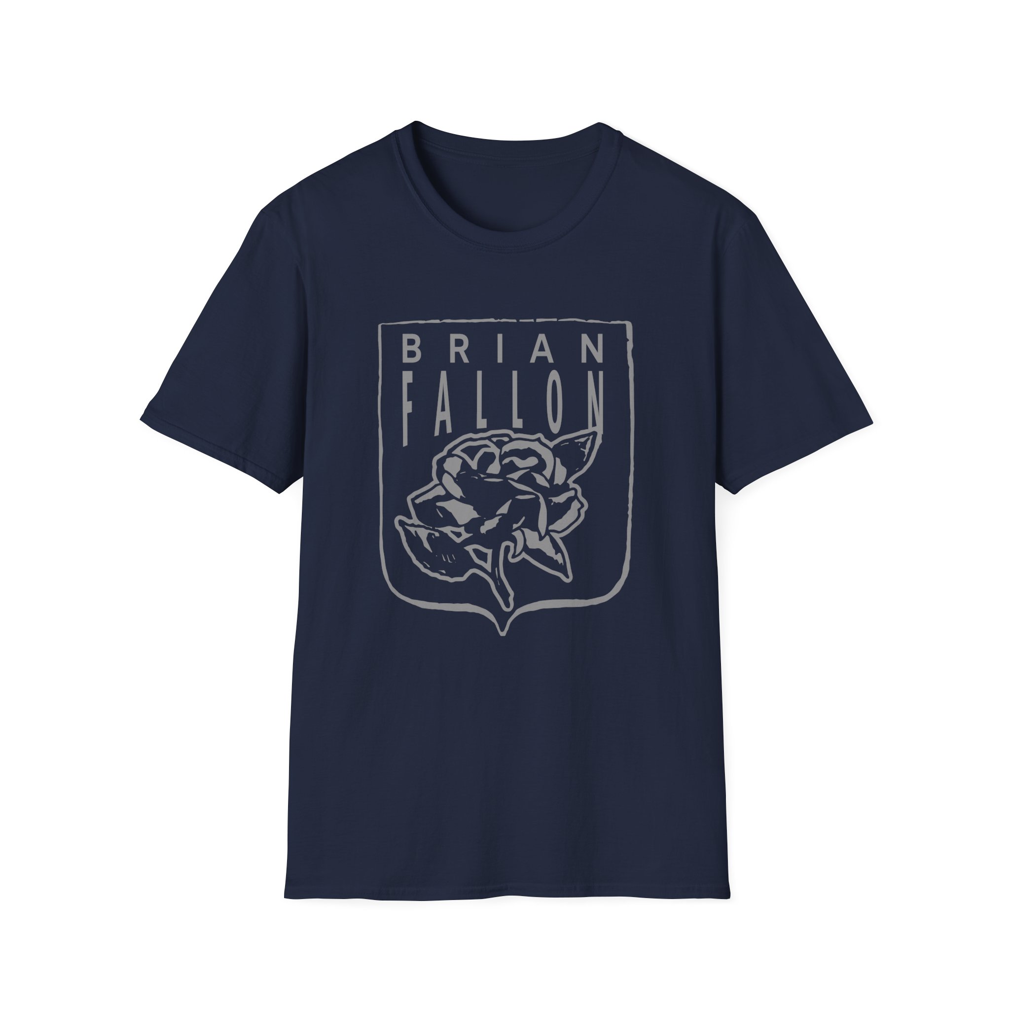 Brian Fallon Rose Unisex Softstyle T-Shirt - Image 9