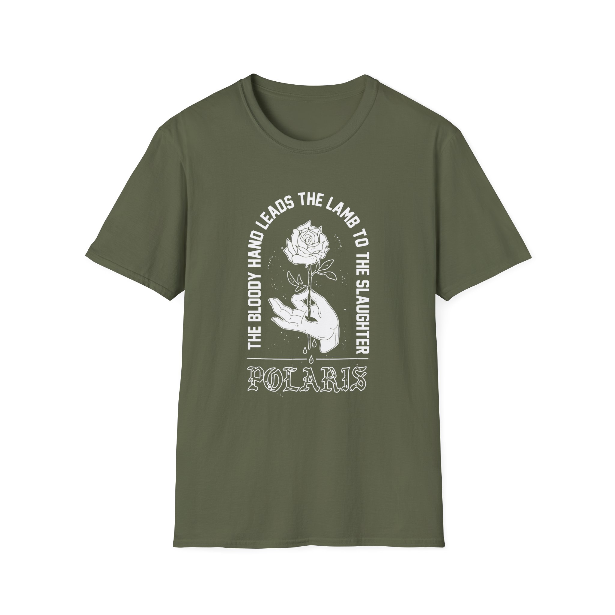 Polaris Bloody Hand Unisex Softstyle T-Shirt - Image 7