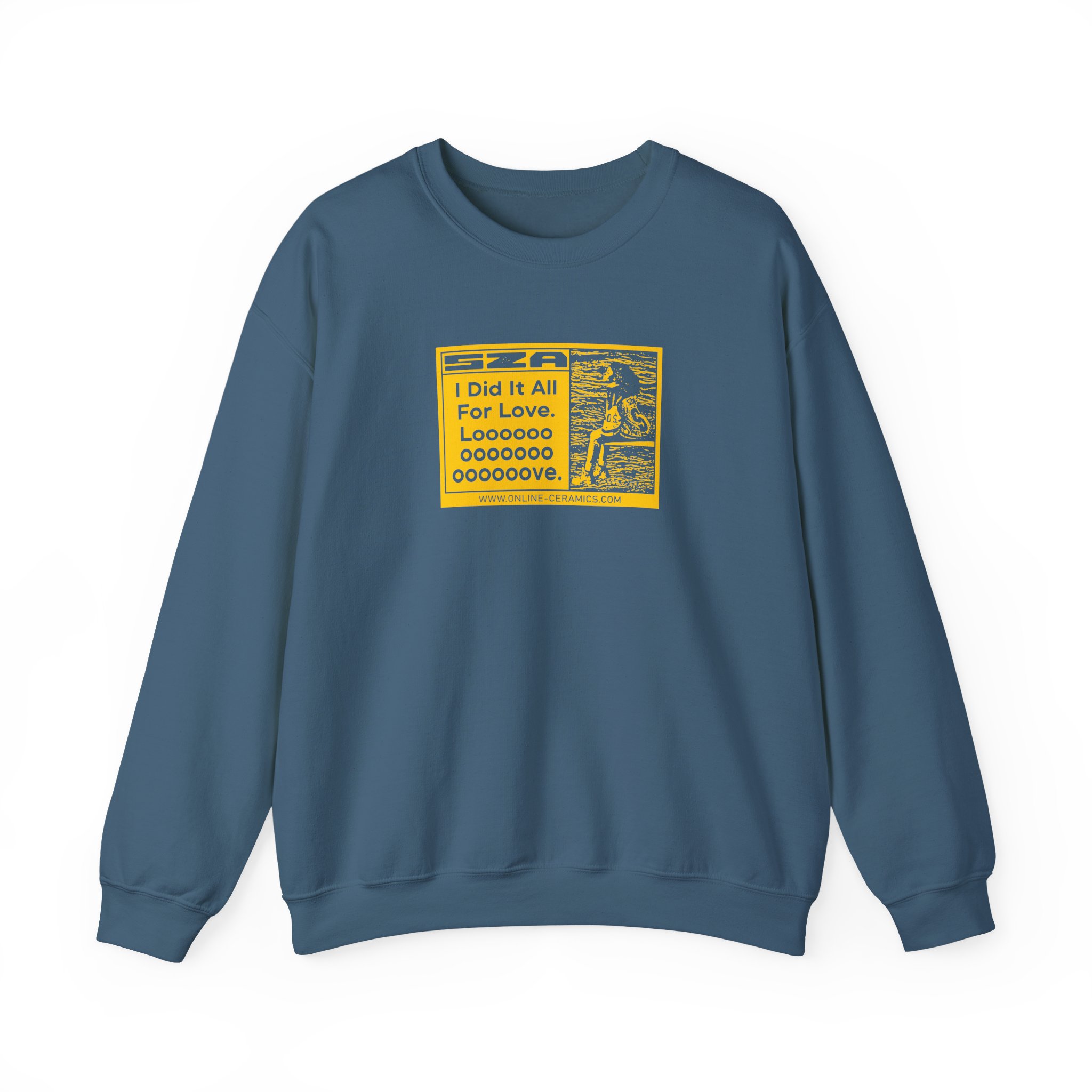 Sza Sos I Did It All for Love North America Unisex Heavy Blend™ Crewneck Sweatshirt - Image 9